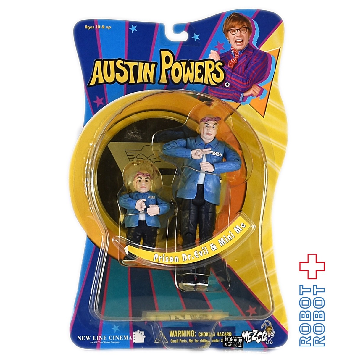 メズコ オースティン パワーズ Dr イーブル ミニーミー アクションフィギュア Robotrobot