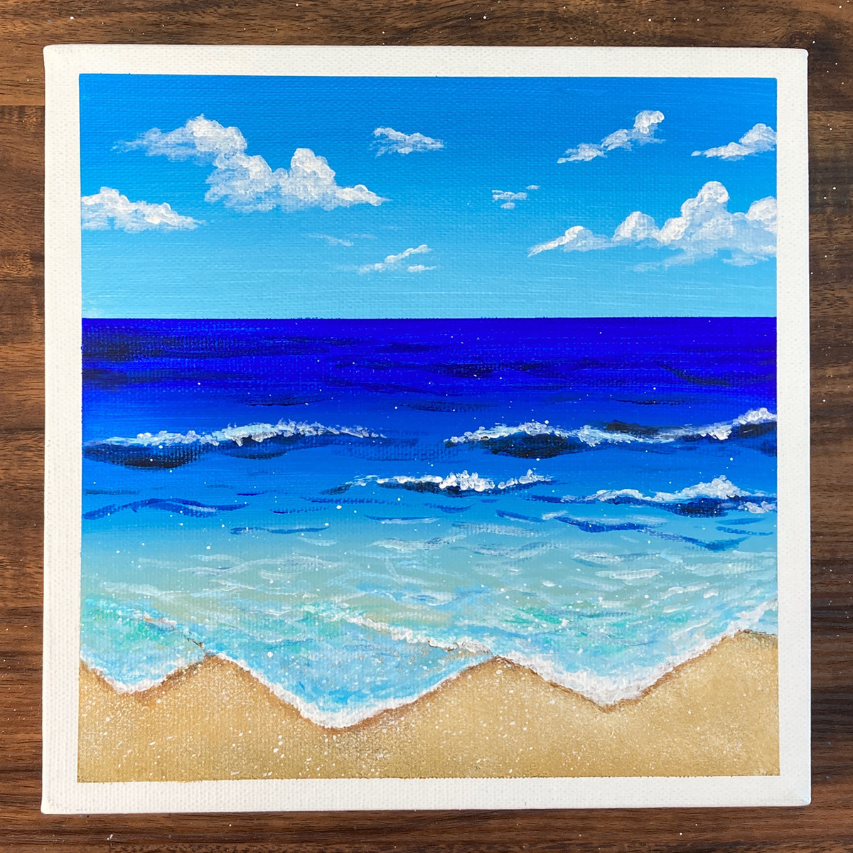 夏の空と海と波 097 Junya Art
