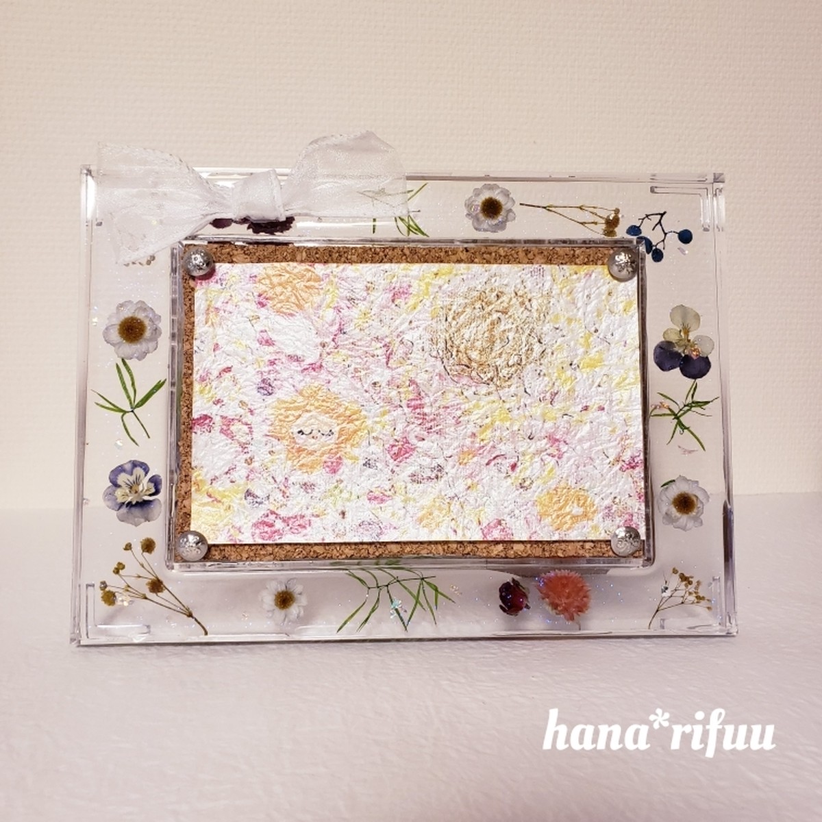 ハーバリウムフォトフレーム Hana Rifuu 花玲颯 ハーバリウムフォトフレーム Hana Rifuu 花玲颯