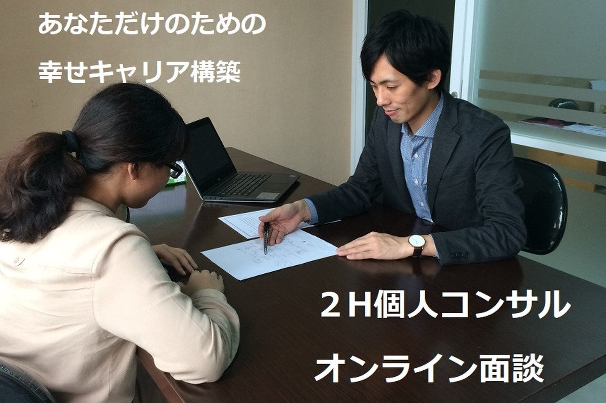 ２h個人コンサル オンライン あなたにしか歩めないキャリアの構築をお手伝いします あなたの本音から生き方をともに作り上げる 人生構築屋 加藤拓也