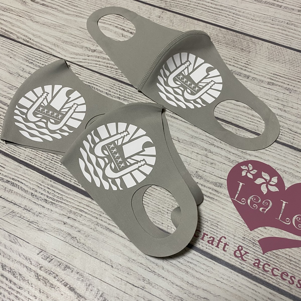 タヒチ国旗マスク Craft Accessory Lealea