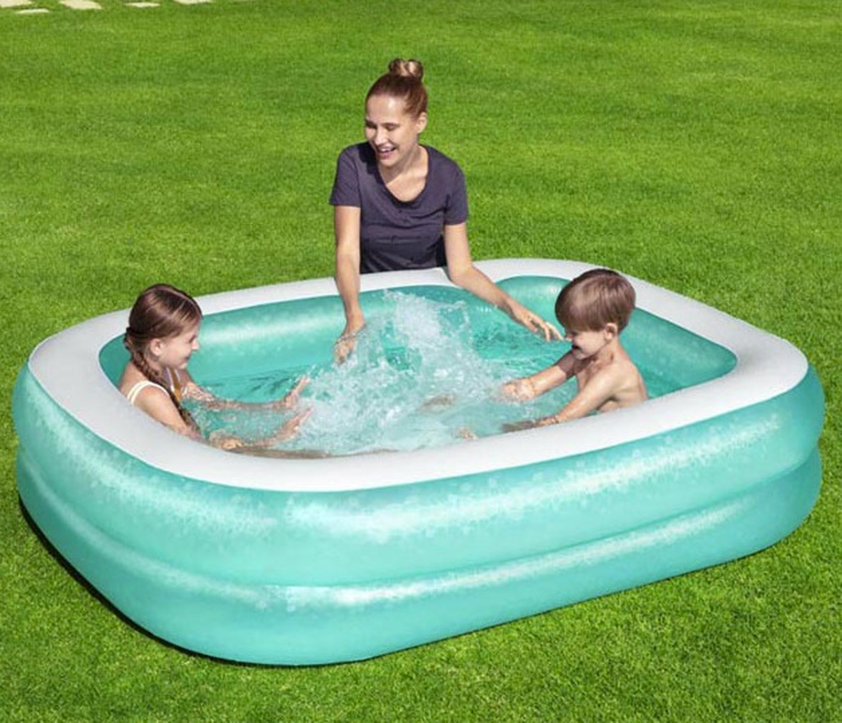 ビニールプール エメラルドグリーン長方形 アパレル通販 Andante