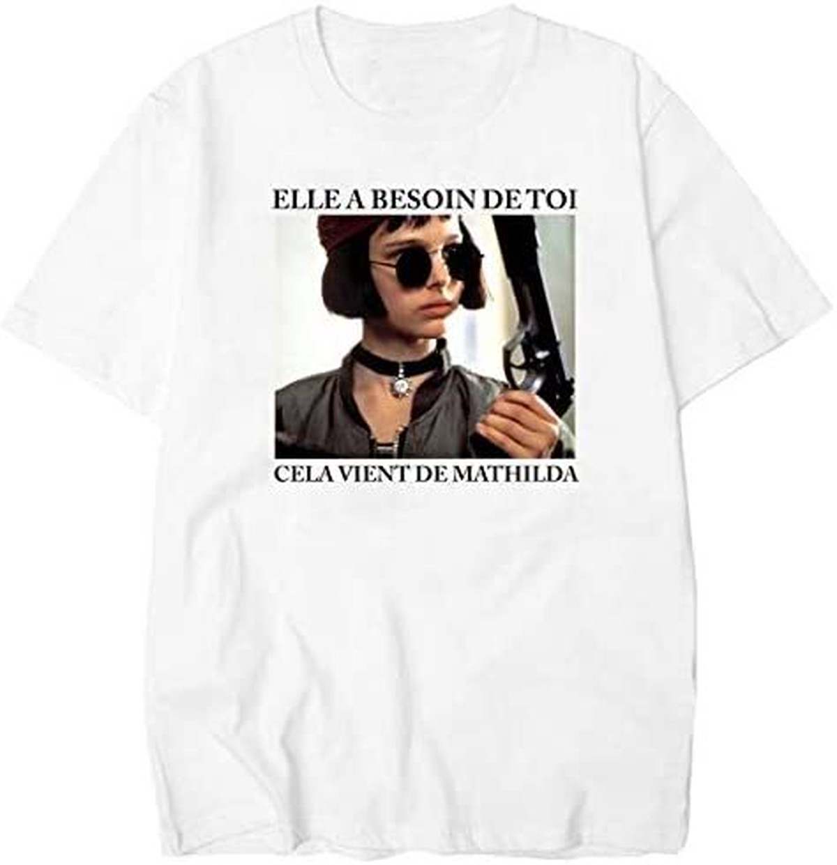 Leon レオン マチルダ 半袖 Tシャツ ナタリー ポートマン リュック ベッソン ジャン レノ 映画 Camsia Base店 24時間以内に発送 全品送料無料