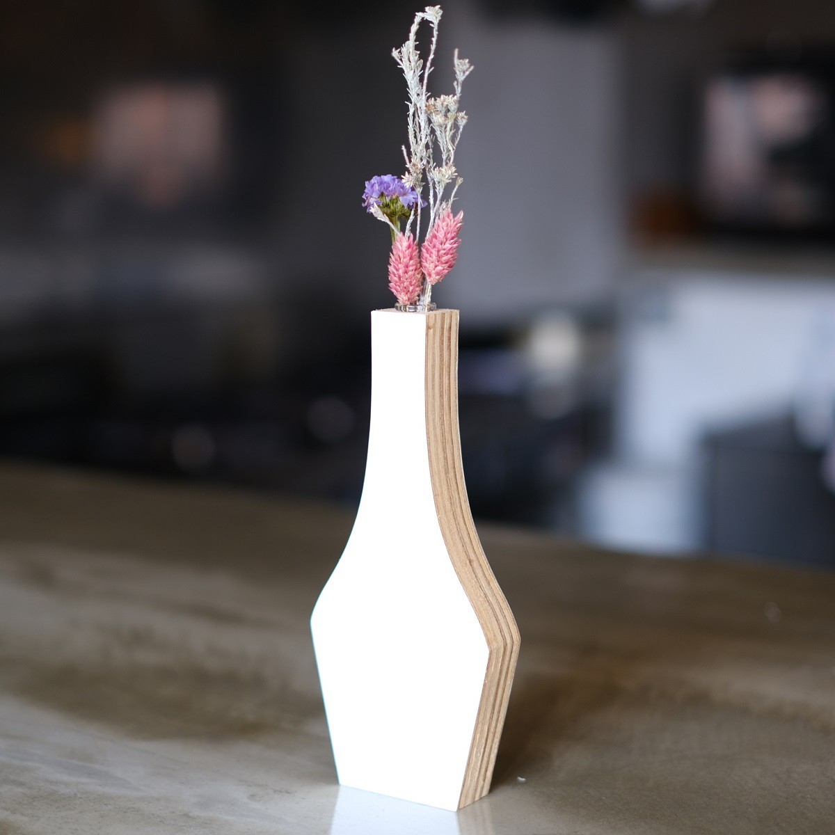 Wood Vase A 木の花瓶 Re Set ラフでおしゃれな木製の家具 雑貨