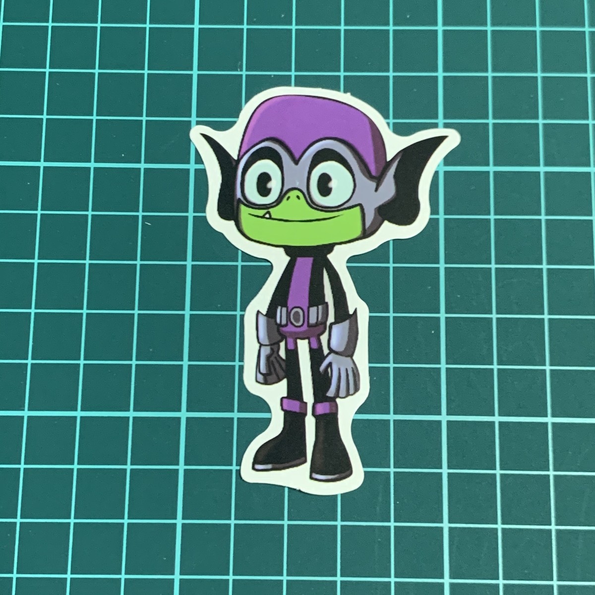 ティーン タイタンズ ビーストボーイ アニメ 防水ステッカー 新品 Pu N