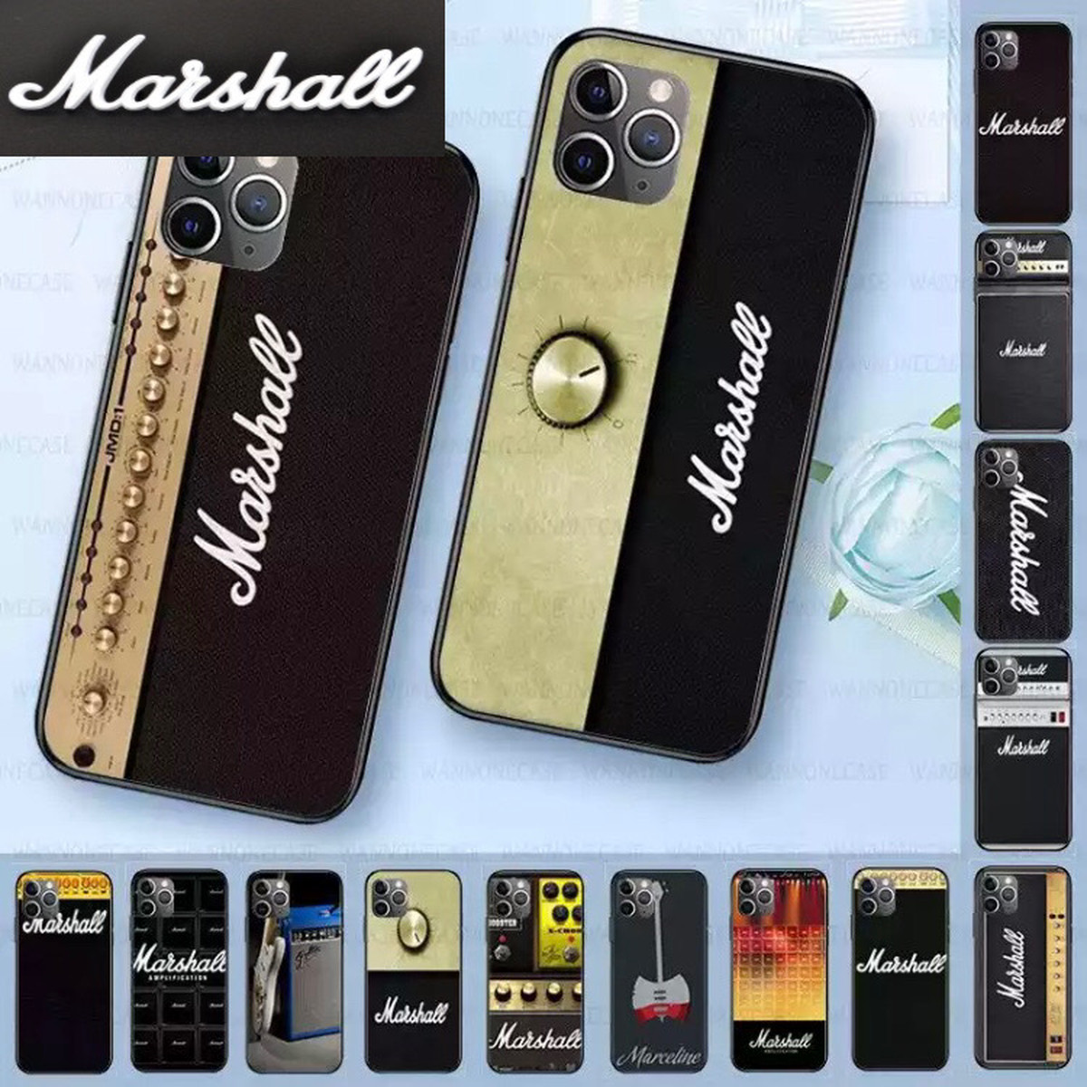 Marshall アンプ Guitar マーシャル Amp ギター Fender フェンダー Iphoneケース シリコン Bf Merch S