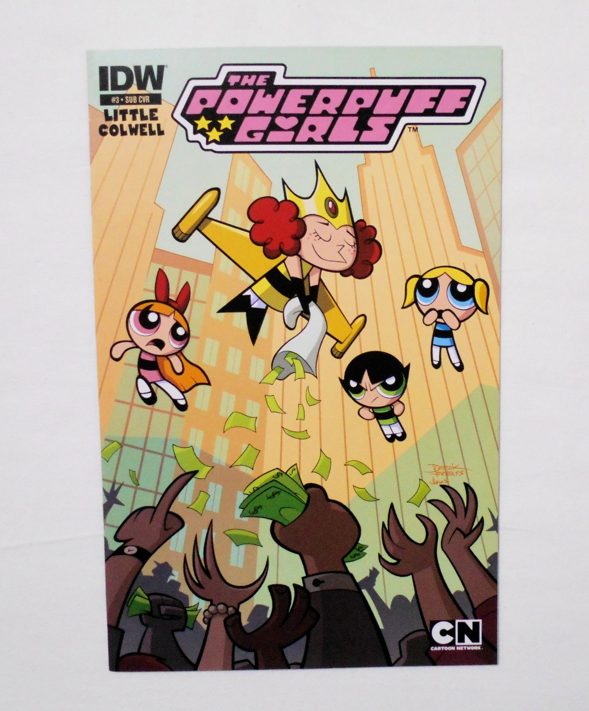 パワーパフガールズ Powerpuff Girls 3 Sub Cvr Idw 13年 Cartoon Network アメコミ アメリカンコミック Linus Blanket Comic Shop