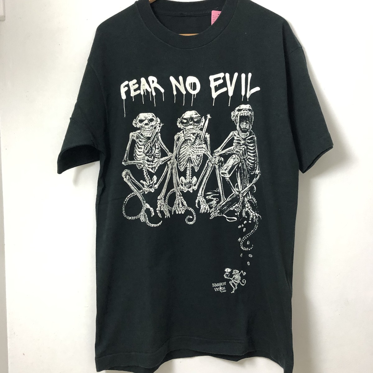 90s Fashion Victim Fear No Evil Tシャツ Splashtoyandusedclothing