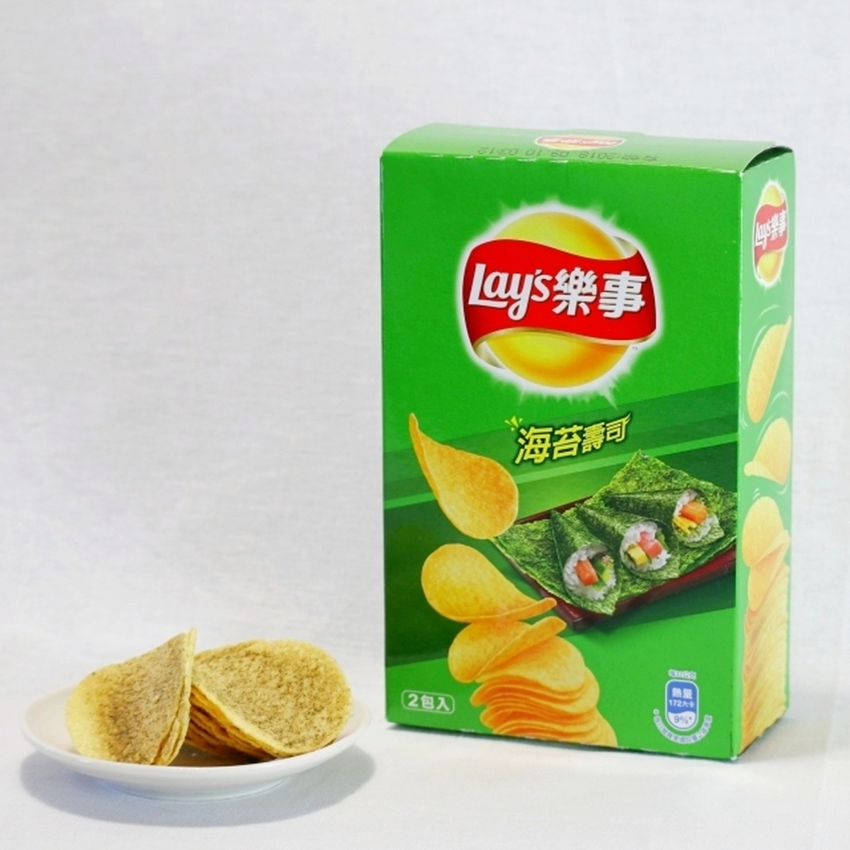 8 美味しい Lay S ポテトチップス 巻き寿司味 150g 樂事海苔壽司口味 台湾物産店 ハオツー台湾 好吃台湾 日本に売っていない中華食品