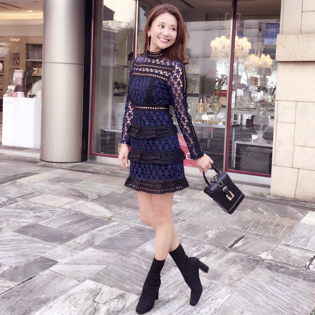 星レース ドレス ワンピース 9style