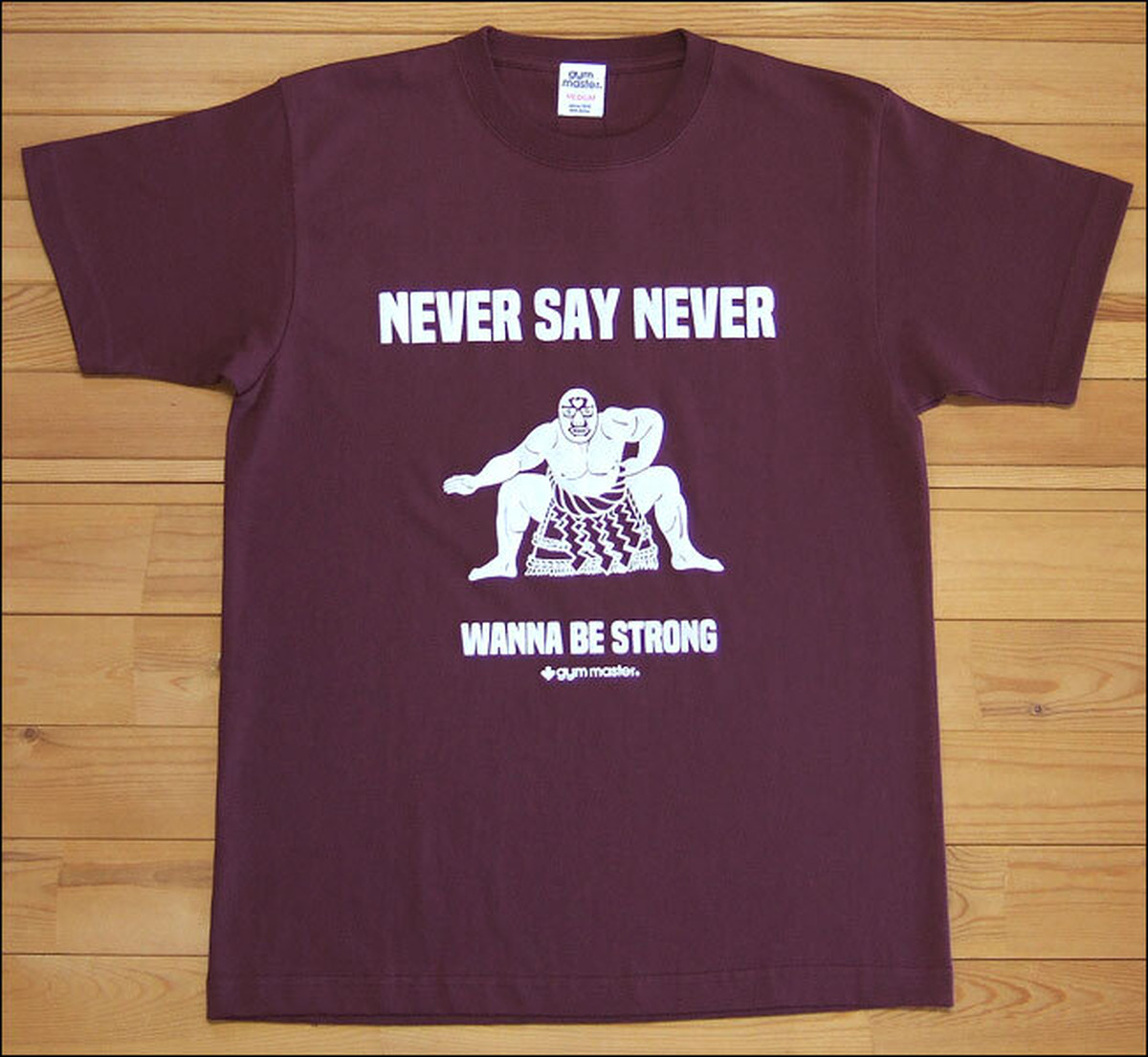 gym master / NEVER SAY NEVER Tee(バーガンディ) | FLOSSY フラッシー 