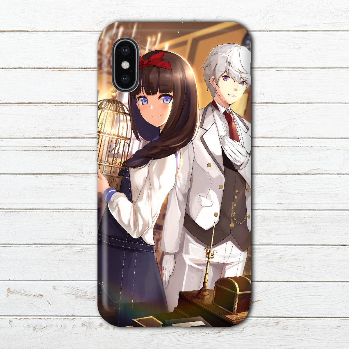 Iphoneケース スマホケース イラスト 女の子 可愛い Iphonexs X Iphone5 6 6s 7 8 クリエイター キャラクター アニメ柄 Android アンドロイド ケース タイトル 雑貨屋アリスの白うさぎ アリうさプロジェクト Iphoneケース Tシャツ メンズ スマホケース レディース Etc