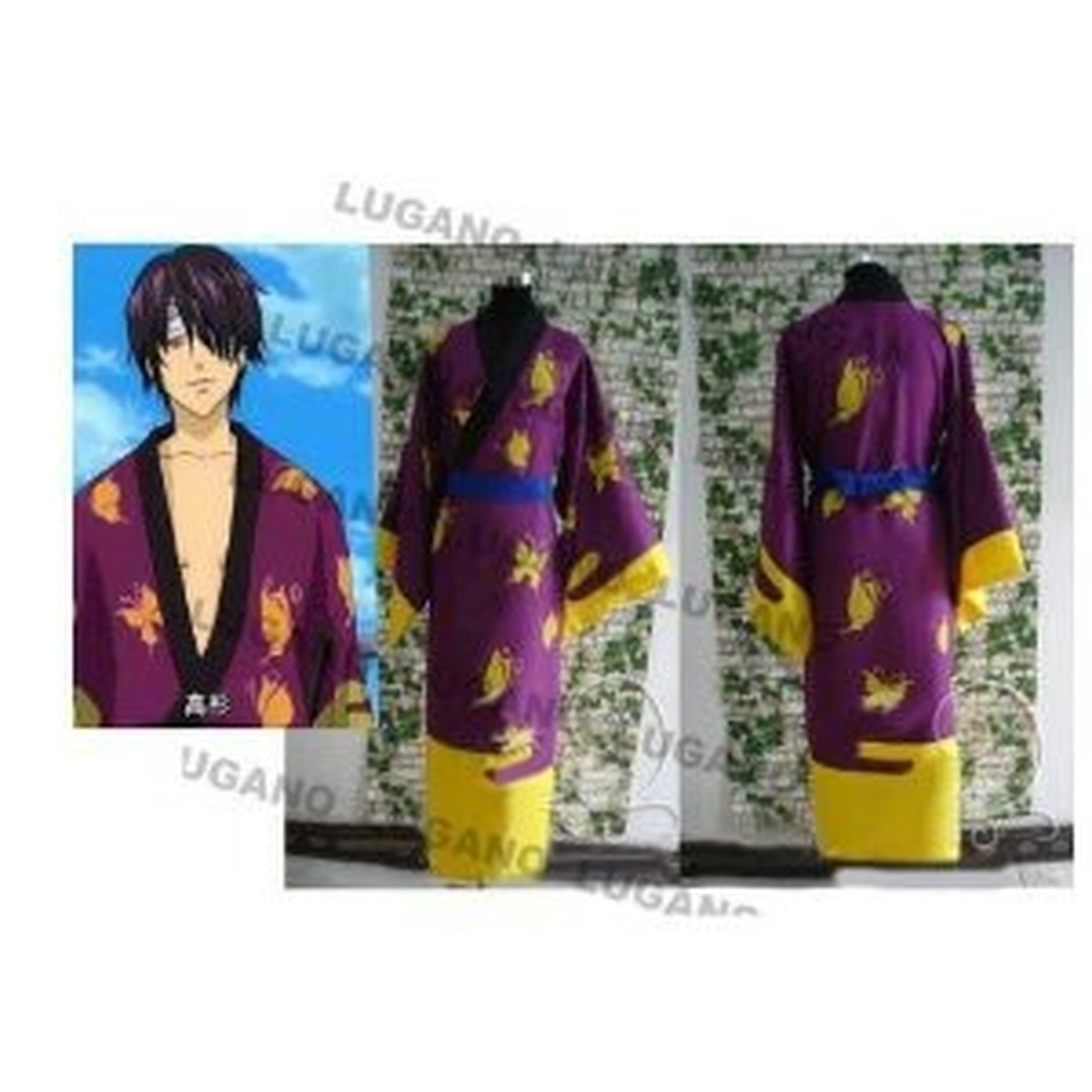 K1135b 銀魂 高杉晋助 たかすぎ しんすけ 風 コスプレ衣装 ウィッグ Cosplay コスチューム ハロウィン イベント ルガーノショップ K1135b 銀魂 高杉晋助 たかすぎ しんすけ 風 コスプレ衣装 ウィッグ Cosplay コスチューム ハロウィン イベント ルガーノショップ