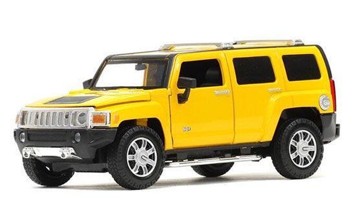 1 24 Hummer H3 Suv 黄色 イエロー ダイキャストカー モデルカー Hachinohe Base 1518