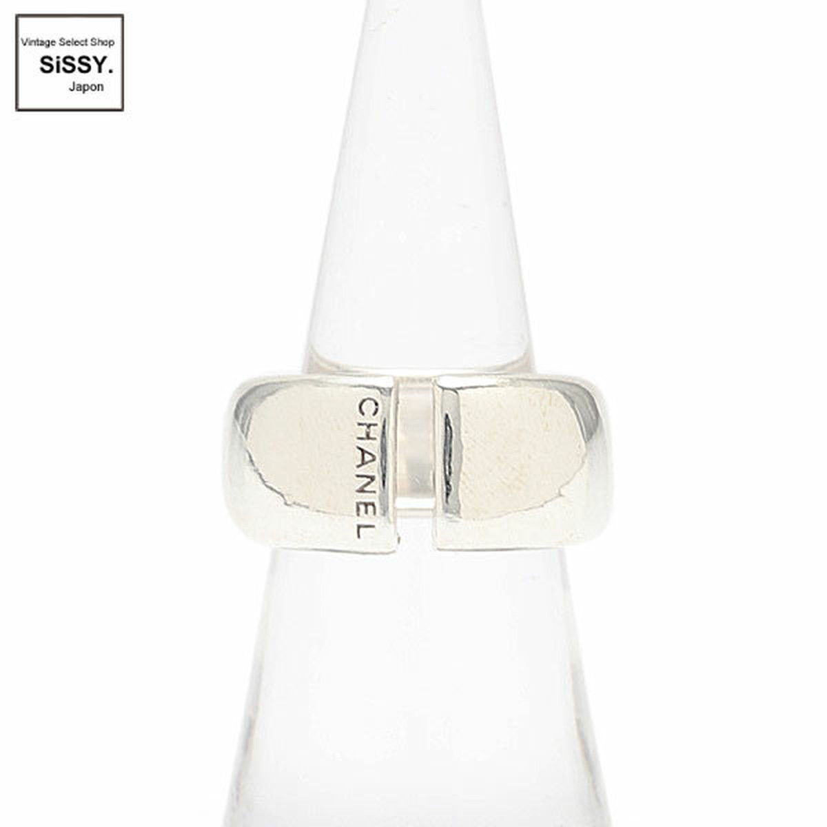 シャネル ロゴ リング 指輪 Sv925 シルバー 約13号 Chanel Chanelアクセサリー専門店