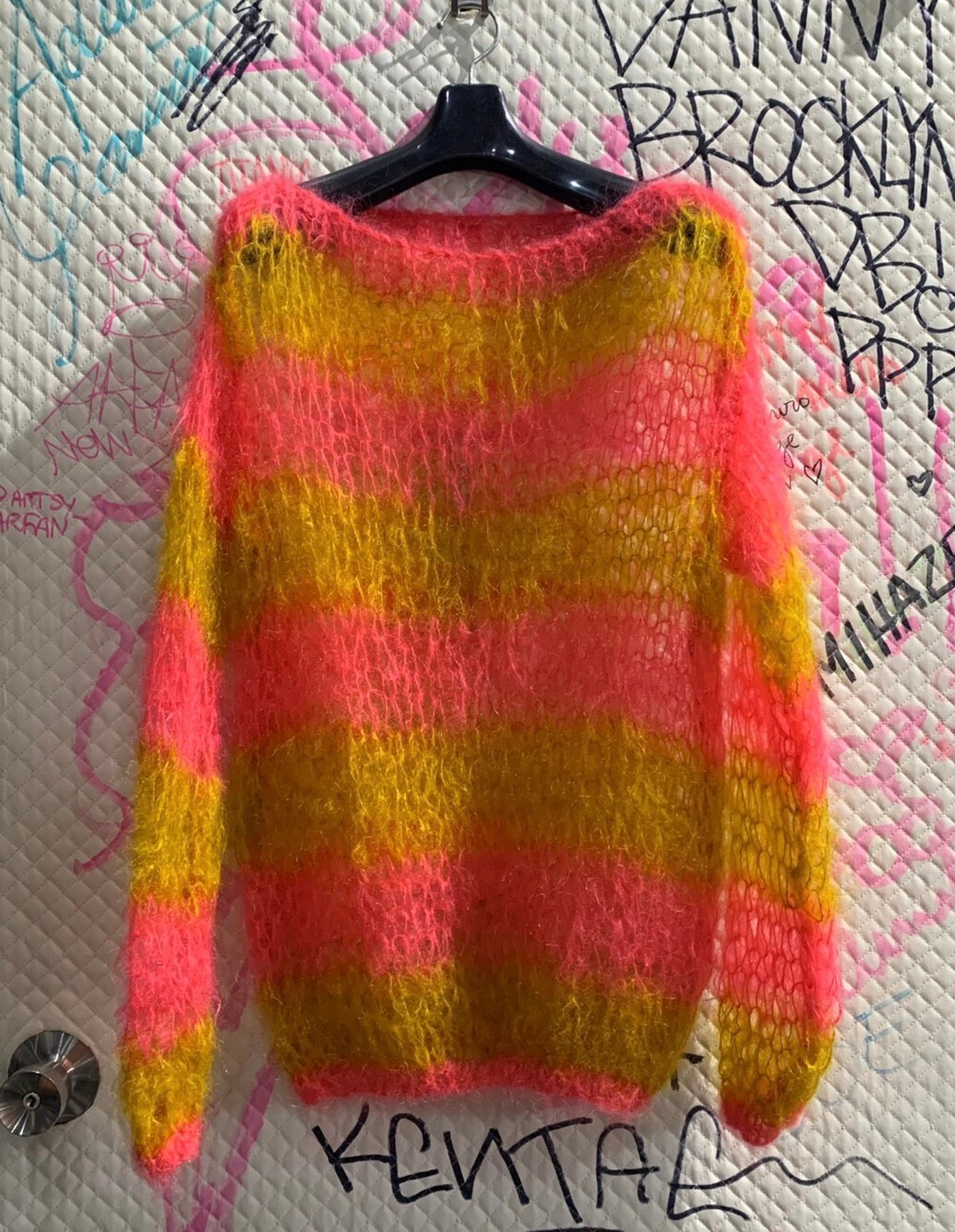 NEW限定品】 原宿dog Skeleton Mohair KNIT スケルトンモヘアニット ...
