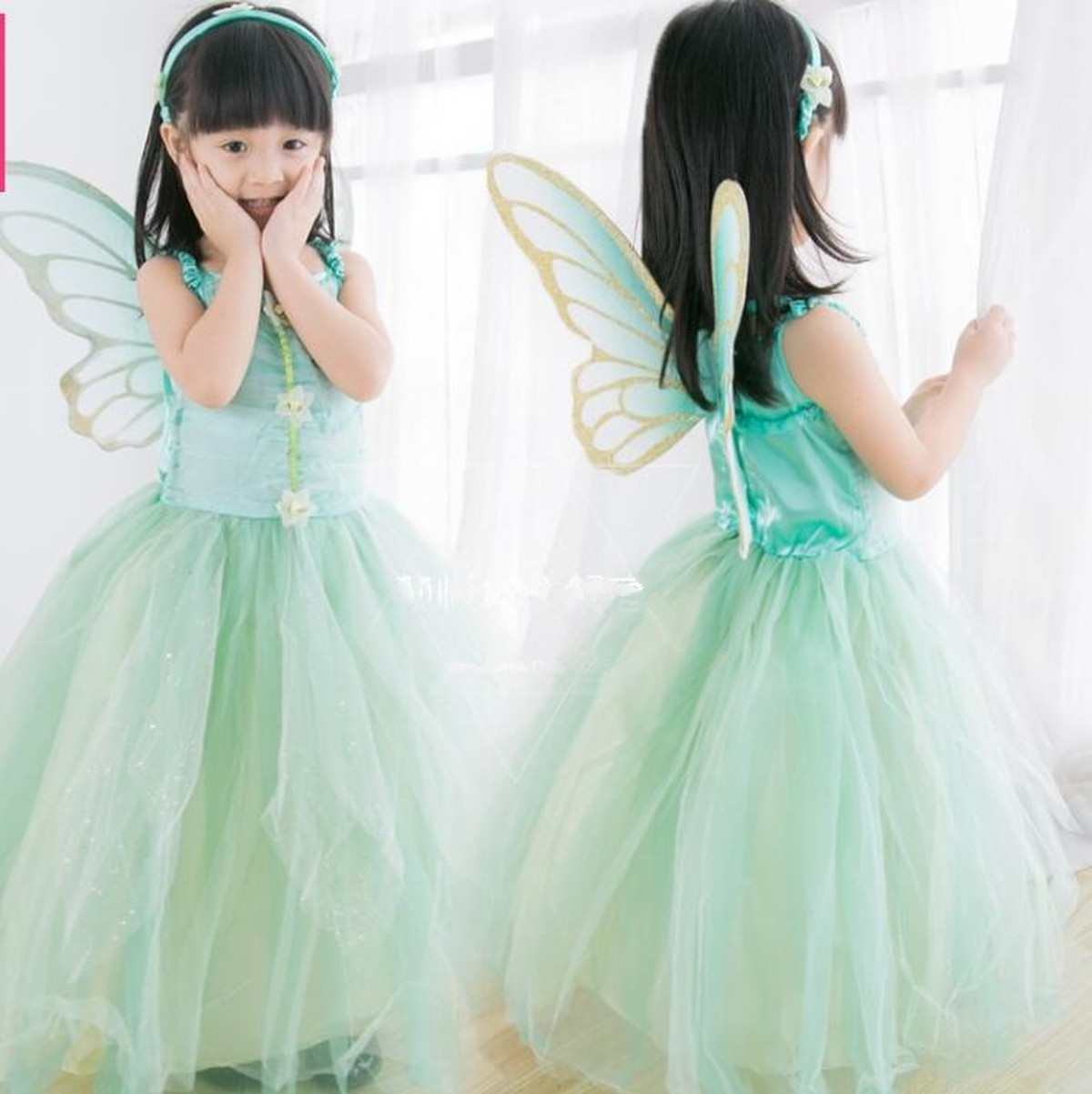 3503ハロウィン コスプレ 仮装 キッズ 女の子 子供 衣装 妖精 ティンカーベル 羽付き ティンク 満天屋 3503ハロウィン コスプレ 仮装 キッズ 女の子 子供 衣装 妖精 ティンカーベル 羽付き ティンク 満天屋
