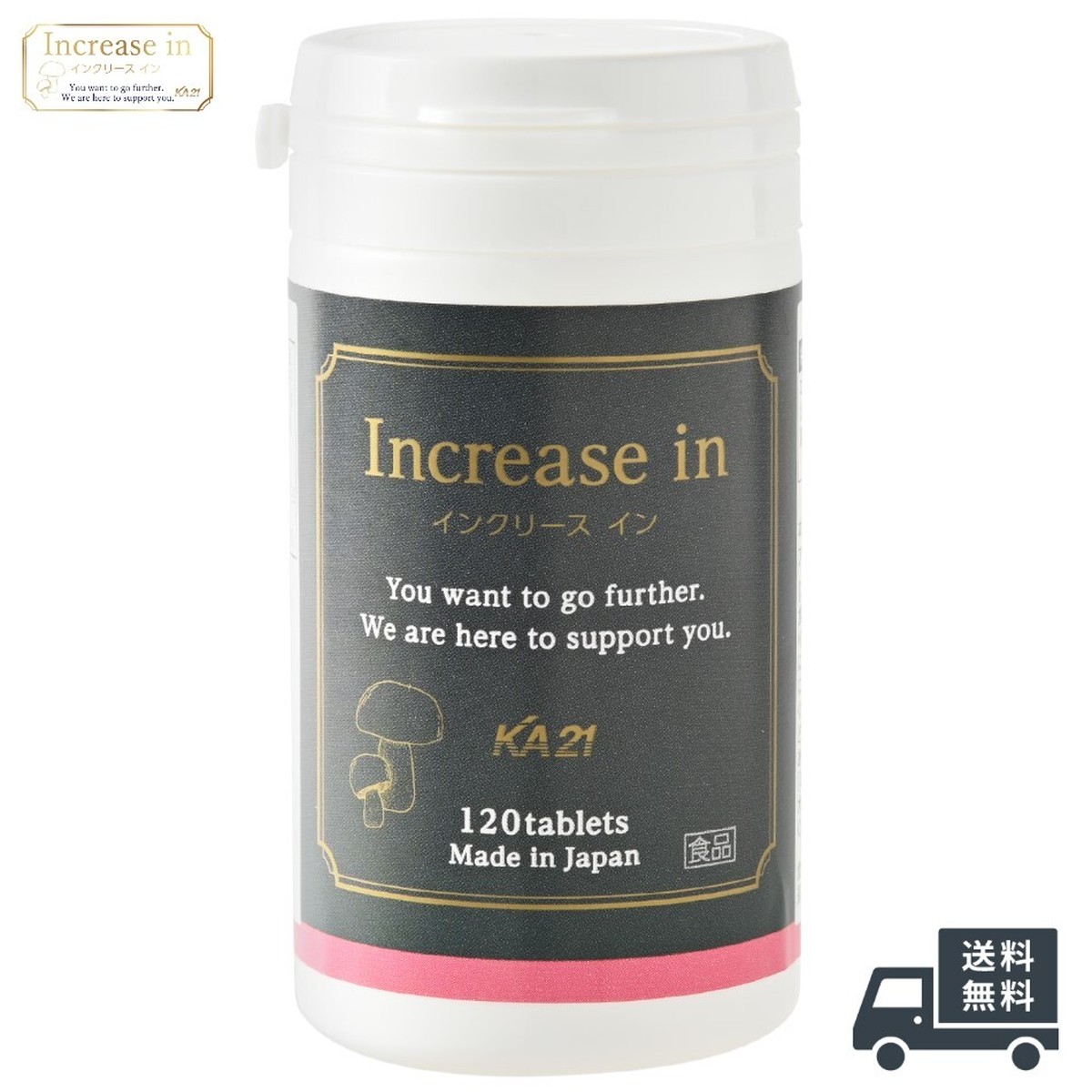 ネット限定 送料無料 エイジングケア 成長因子 自然素材 亜鉛 ミネラル10種 ビタミン12種 アミノ酸18種 カプサイシン 大豆イソフラボン アガリクス キング サプリメント ヘア 頭皮ケア Igf 1 In Increase インクリースイン サプリ 育毛 レディース 女性用 約２か月分 ２