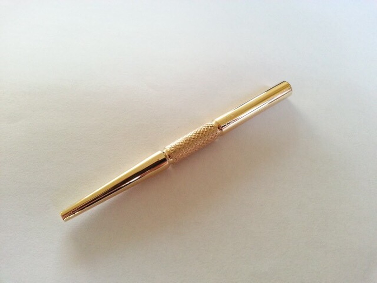 手巻きタバコ用タンパー 溝付き 真鍮製 M S Craft Leather Jewelry