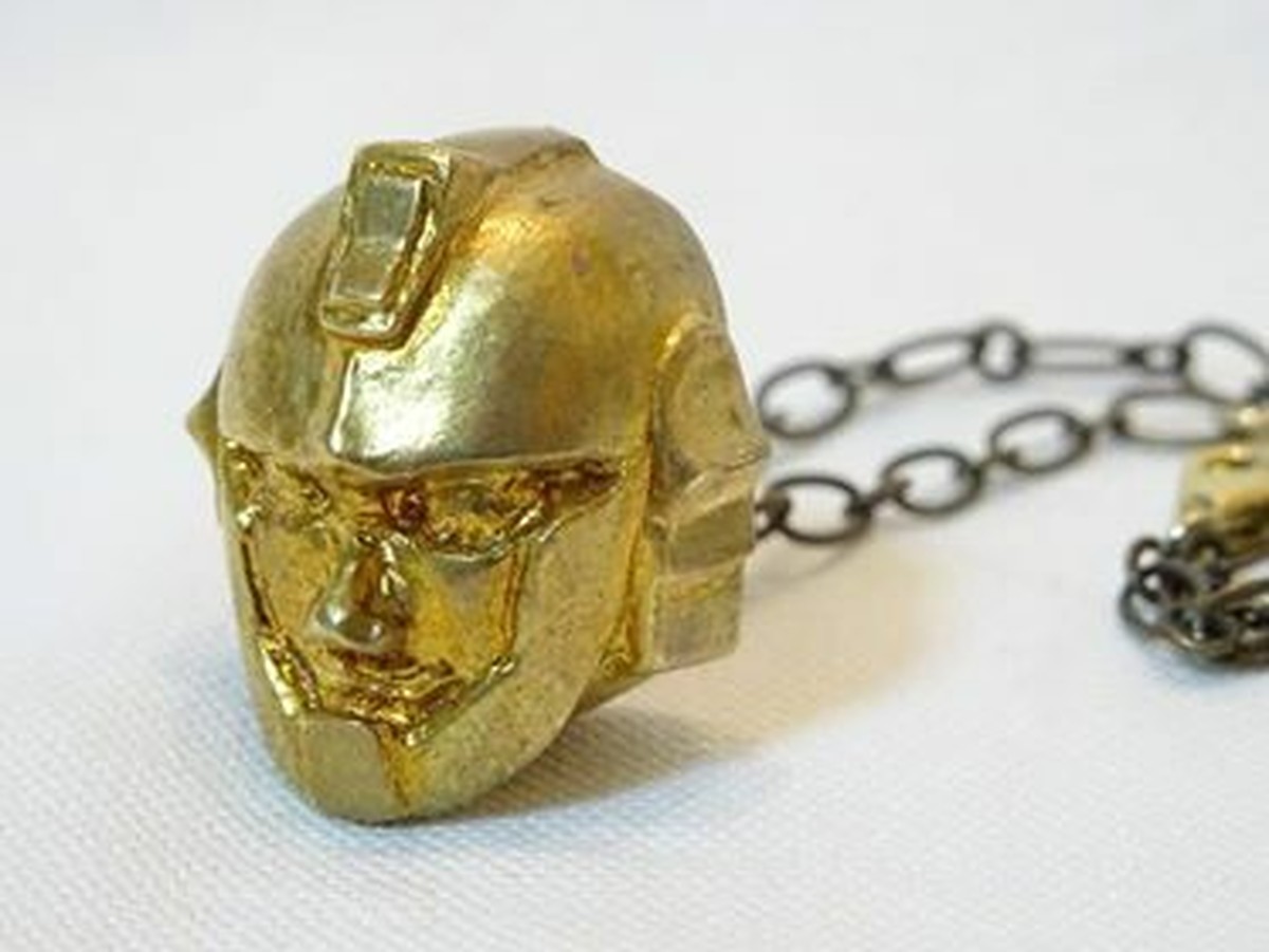 河崎実監督公式グッズ 電エース 頭部ネックレス 真ちゅう製 Jewedol By ジュエドル まりスティーヌ