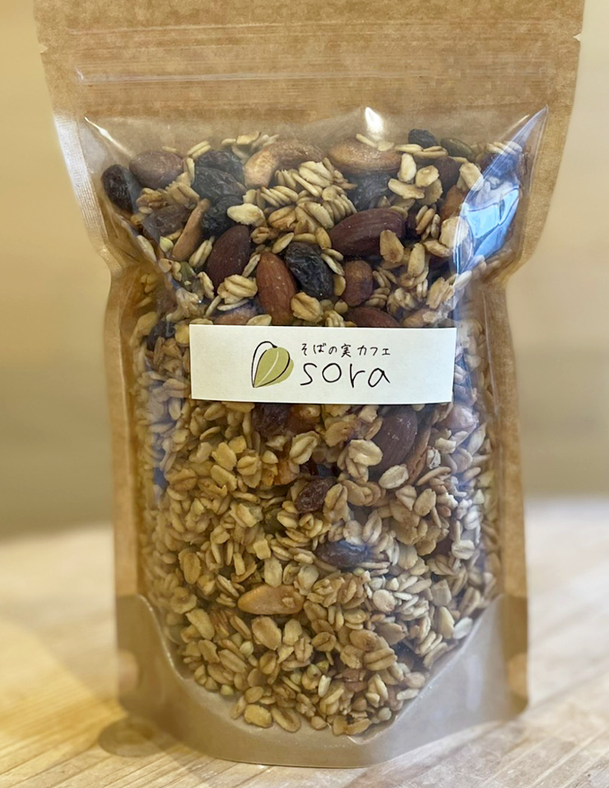 夏新そば 甘さひかえめ そばの実グラノーラ 300ｇ そばの実カフェ Sora