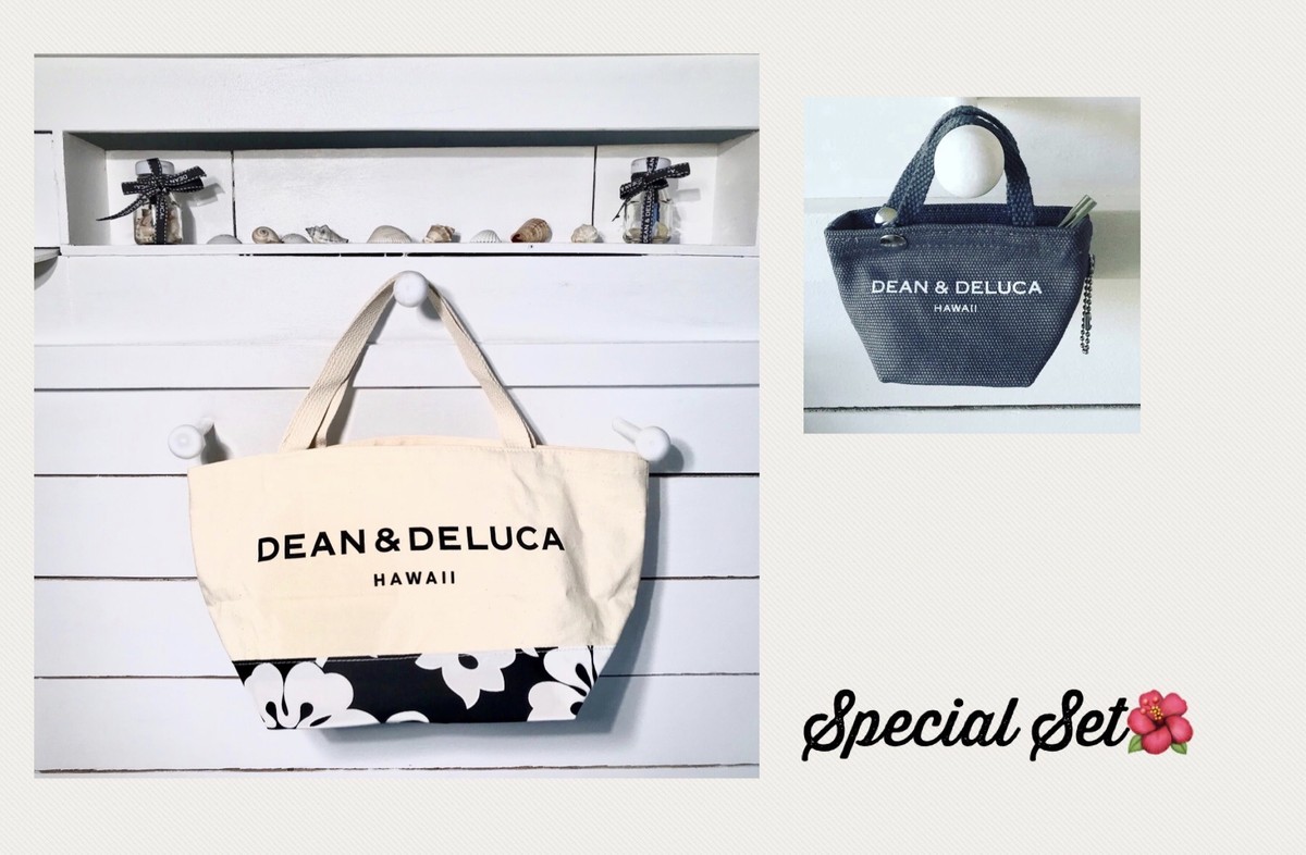 Special Set Dean Deluca Hawaii ディーン デルーカ ハイビスカストート ミニトートセット ハワイ限定品 送料無料 Big Mahalo Honolulu