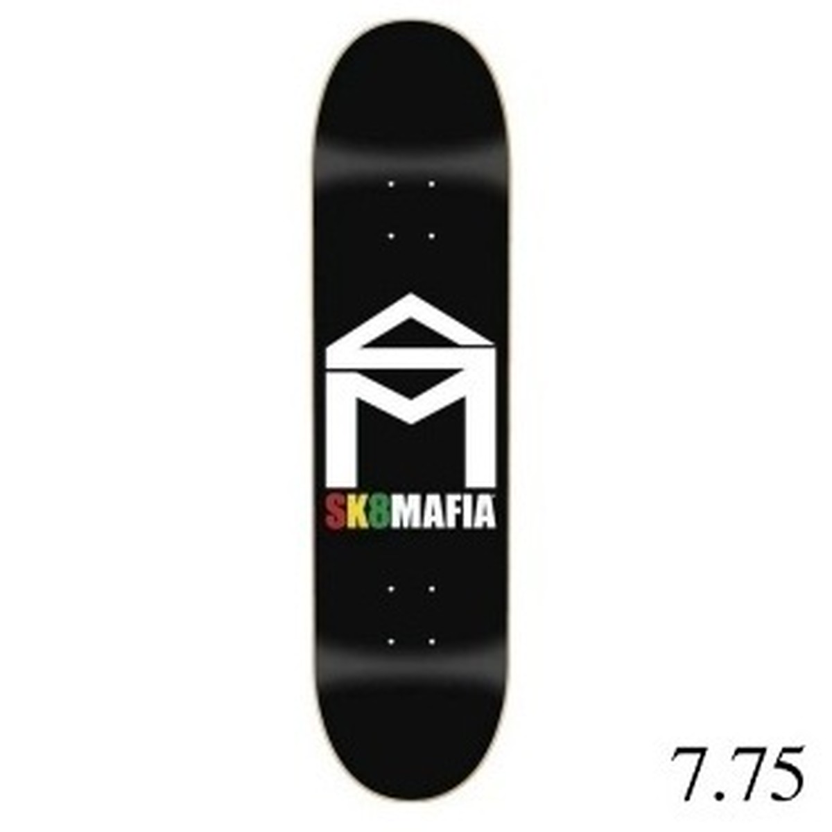 Sk8 Mafia House Logo Deck Rasta 7 75x31 75 スケートマフィア ハウスロゴ デッキ ラスタ Pretzels Skateboard And Culture
