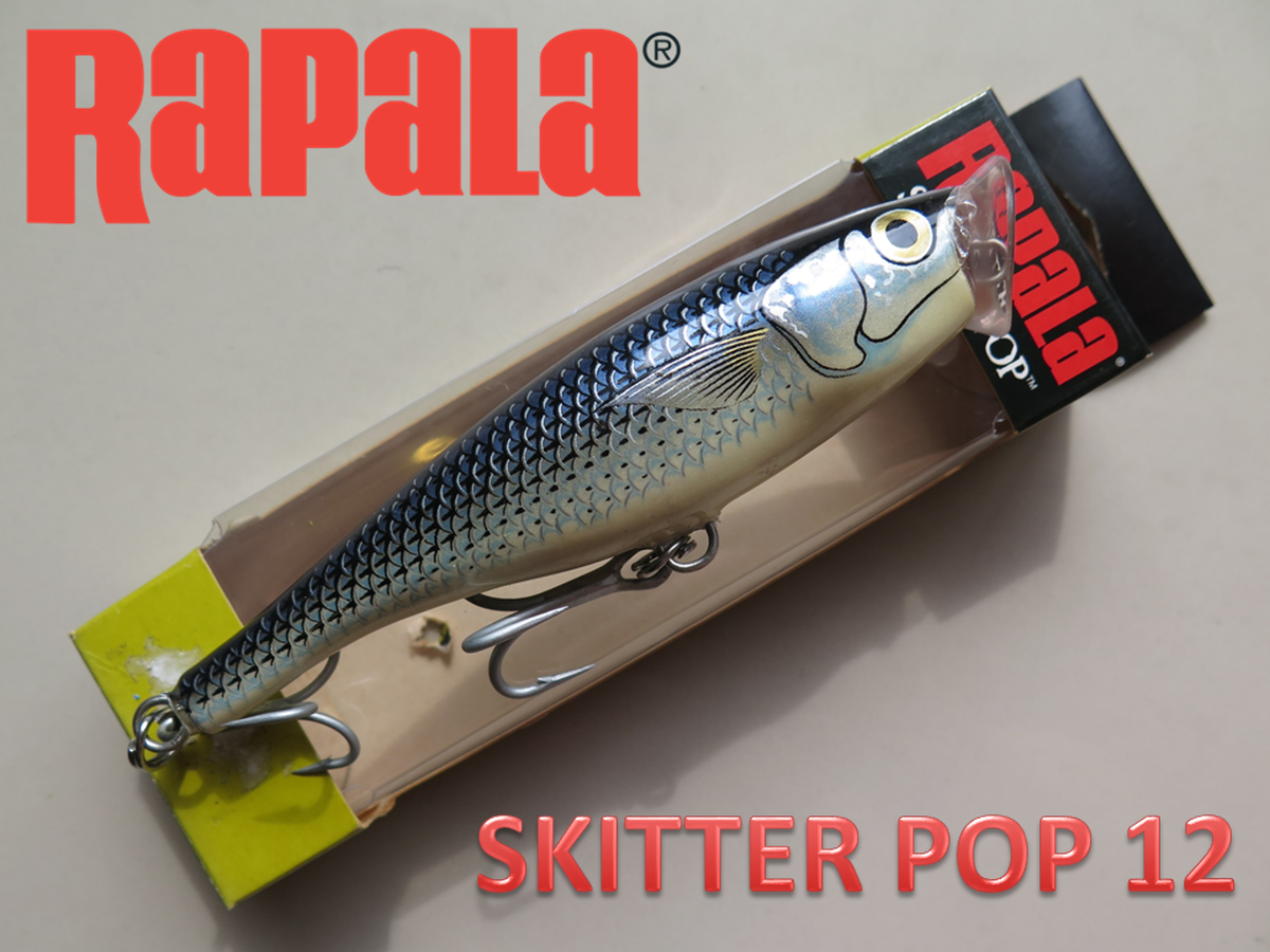 ラパラ スキッターポップ12 Rapala Skitter Pop 12 Mullet F L54 01 Tightlines