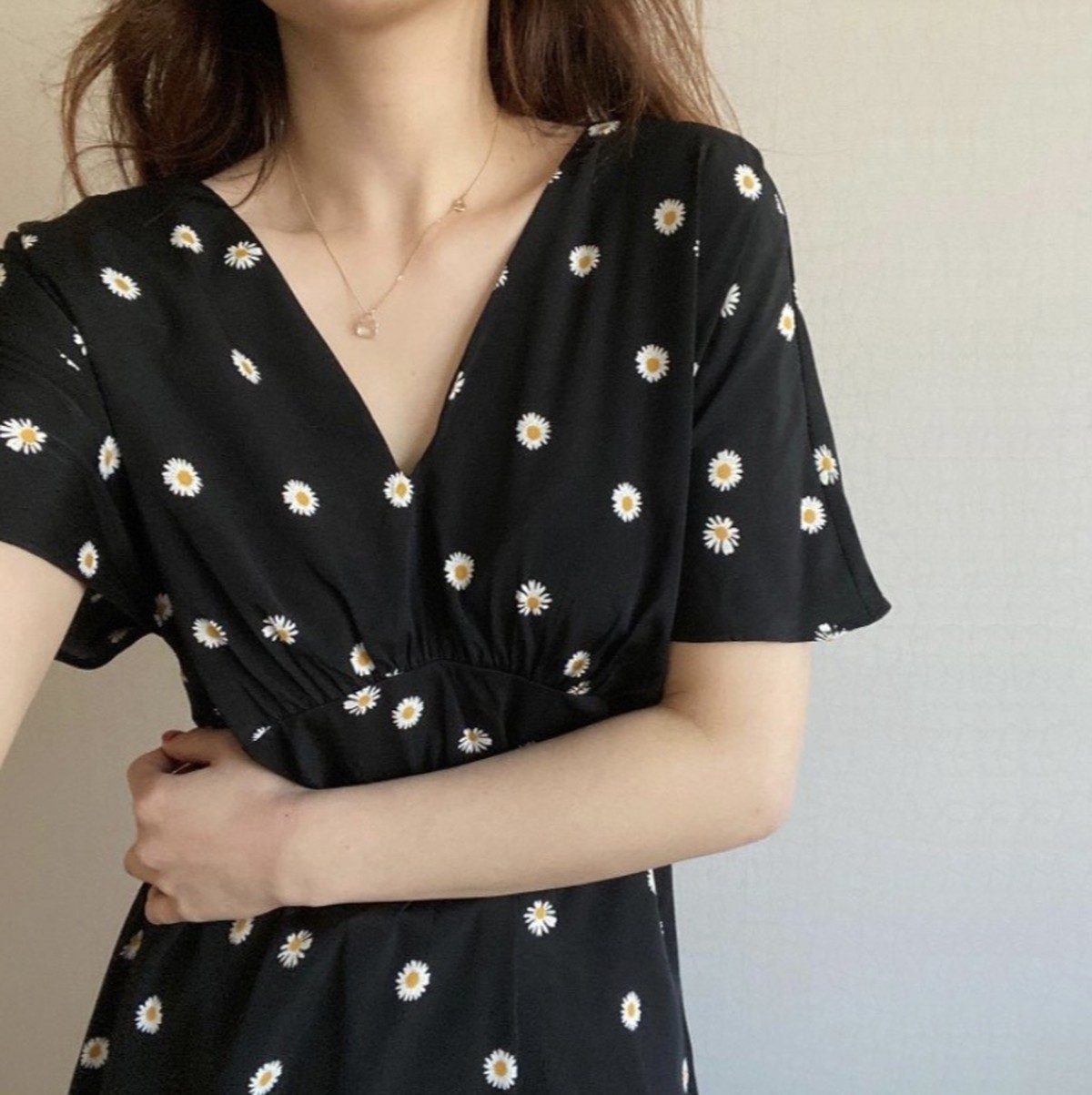 デイジー柄 ワンピース Lei Welina