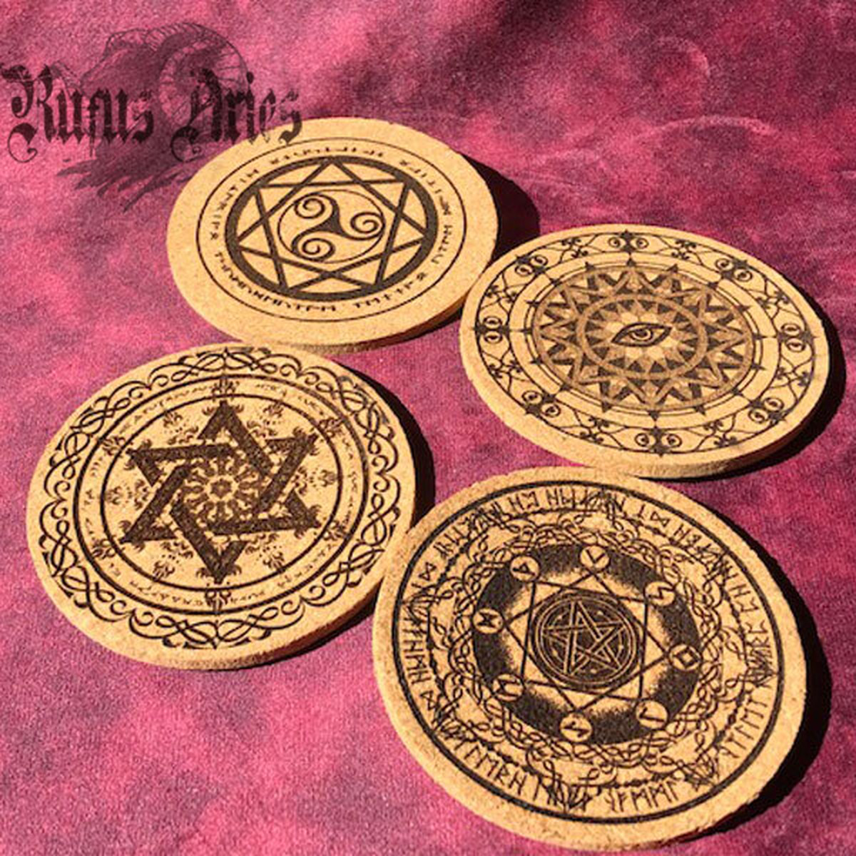 魔法陣コルクコースター Rufusaries