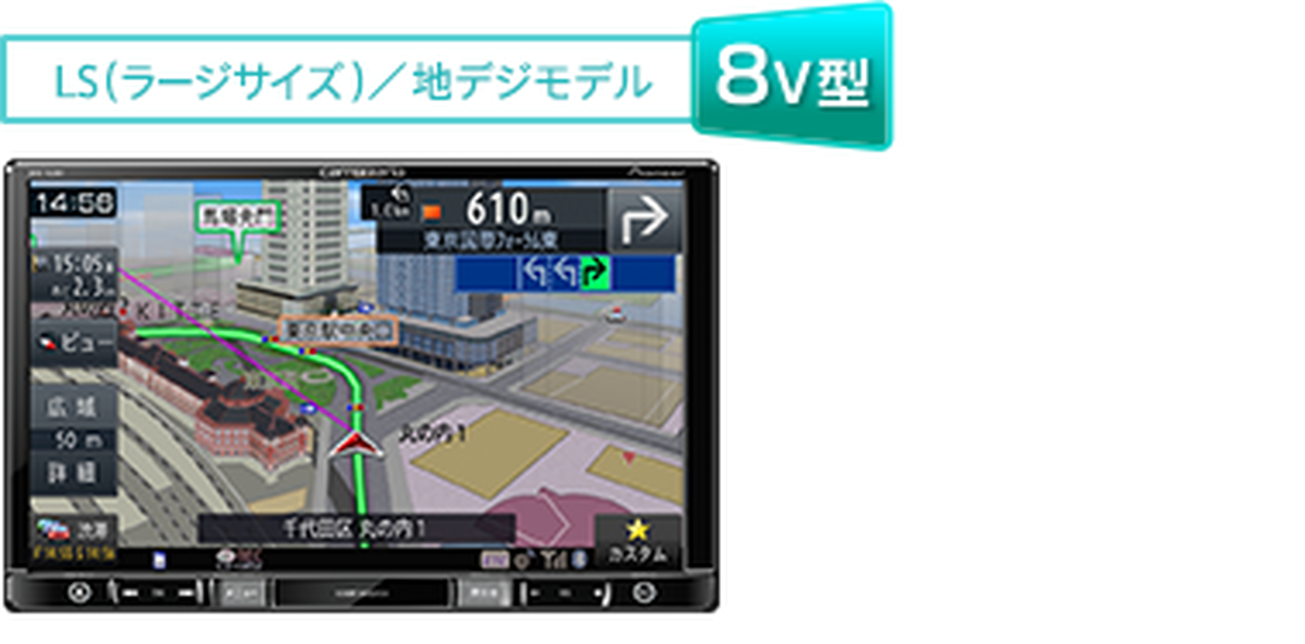 カロッツェリア楽ナビ Avic Rl801 D Av専業店モデル コミコミセット商品 Seven Factory セブンファクトリー