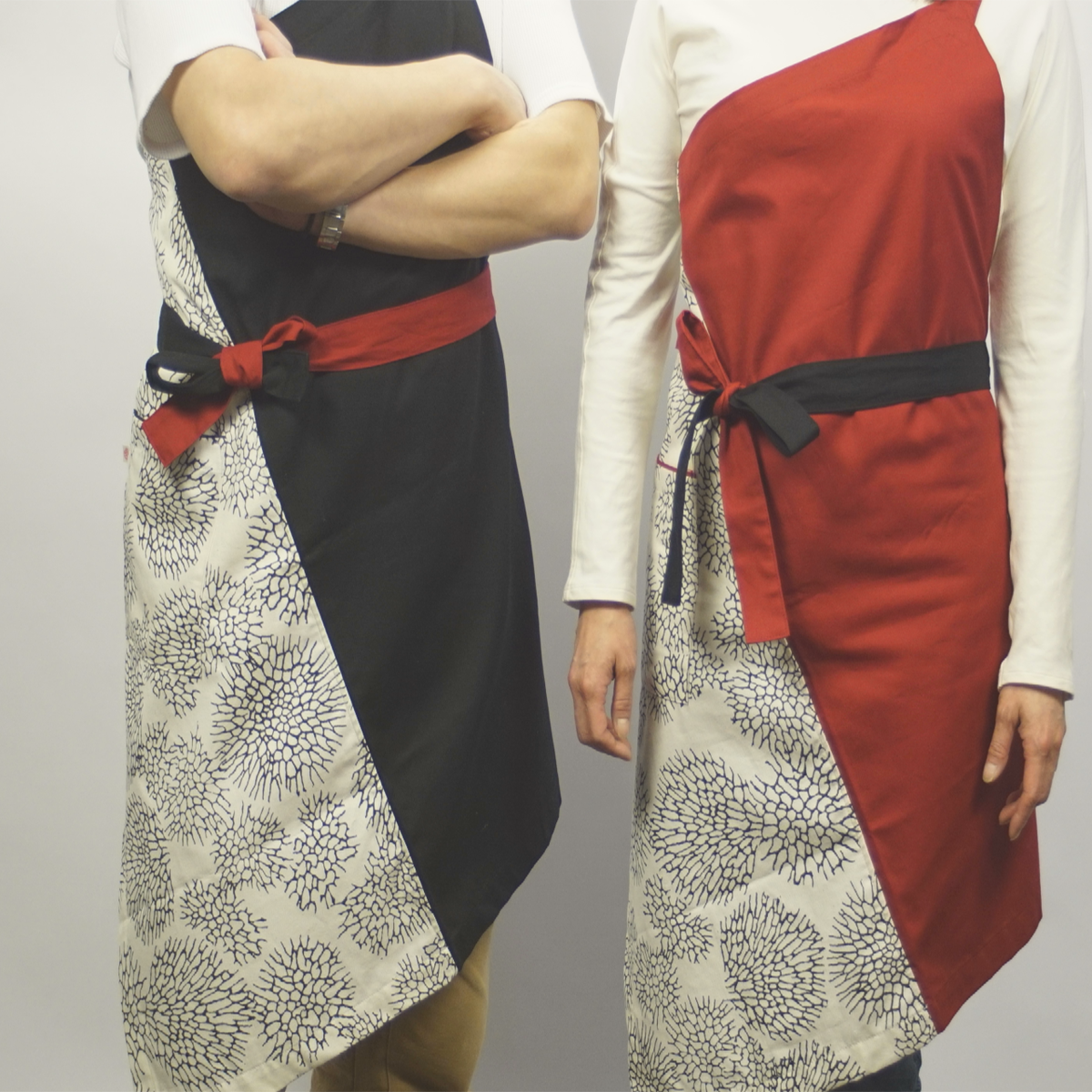 ラグ モニター 幻影 ワン ショルダー の エプロン Ms Hair Jp