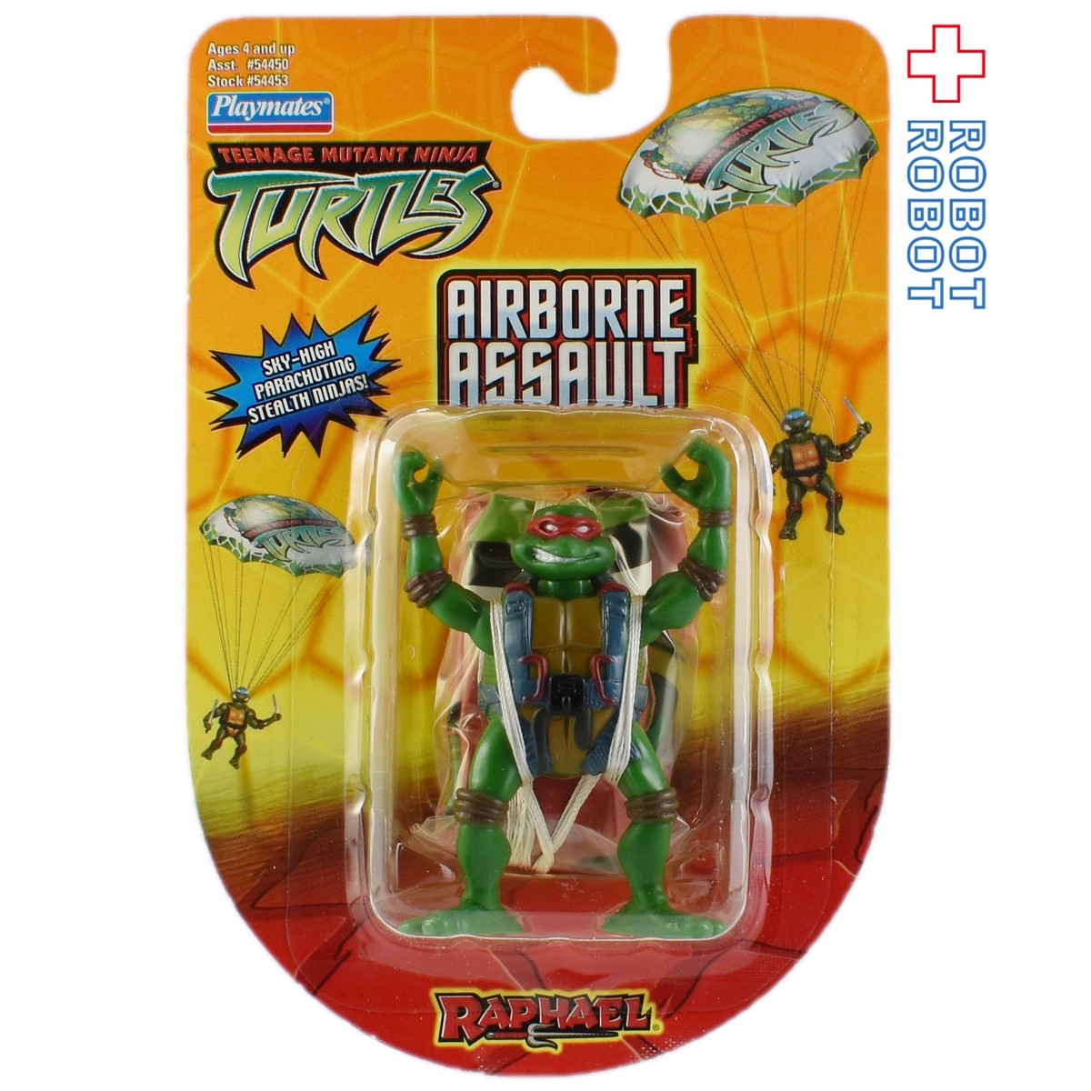 プレイメイツ タートルズ Tmnt エアボーンアサルト ラファエロ フィギュア Robotrobot