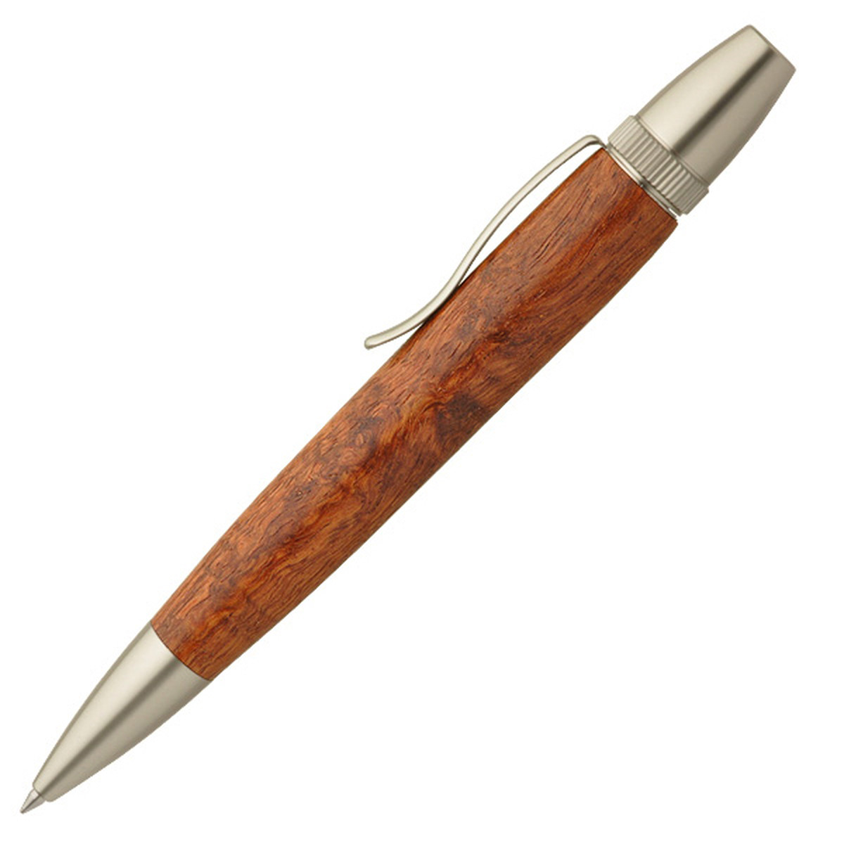 Wood Pen（銘木ﾎﾞｰﾙﾍﾟﾝ）花梨/かりん こぶ杢 SP15301 | F-style ステーショナリー