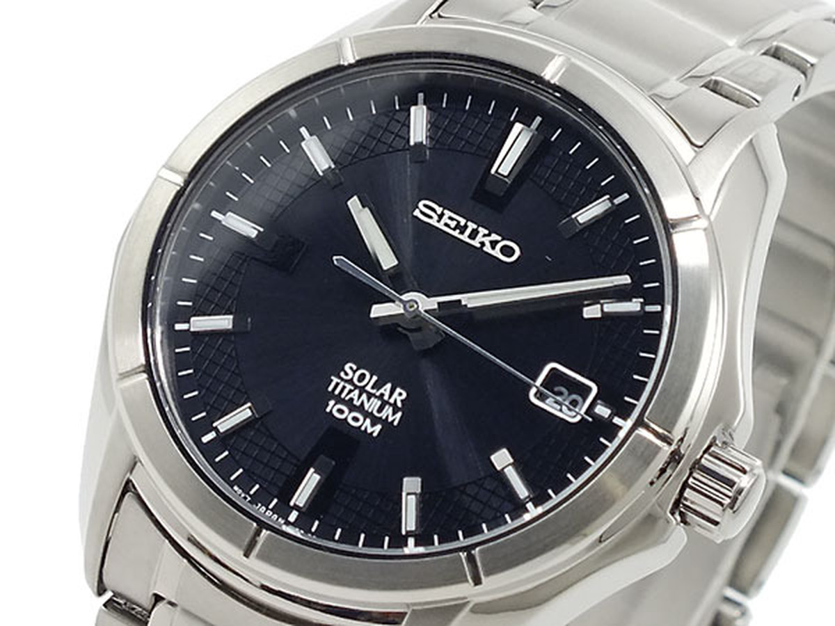 セイコー SEIKO チタン ソーラー 腕時計 SNE141P1 メンズ | horloge