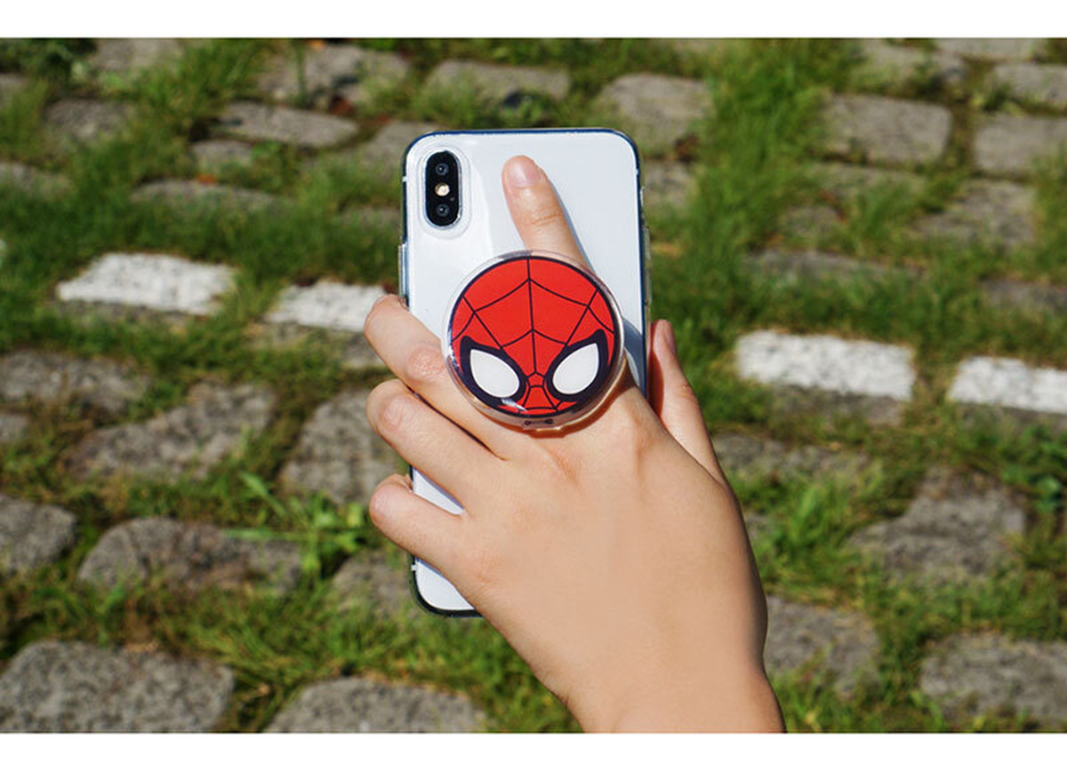 多機種対応 Iphone アンドロイド ホールドリング スマホリング スマホスタンド キャラクター マーベル Marvel スパイダーマン アイアンマン かわいい Sti Hanholic Jp Iphoneケース スマホアクセサリー 輸入雑貨