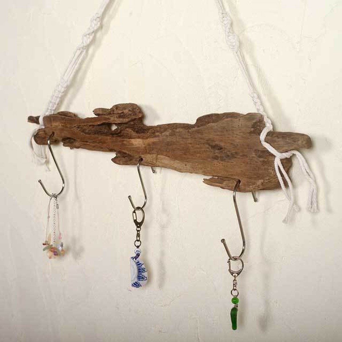流木の小物掛け 流木アクセサリーハンガー３6 Online Shop 森のもののけ