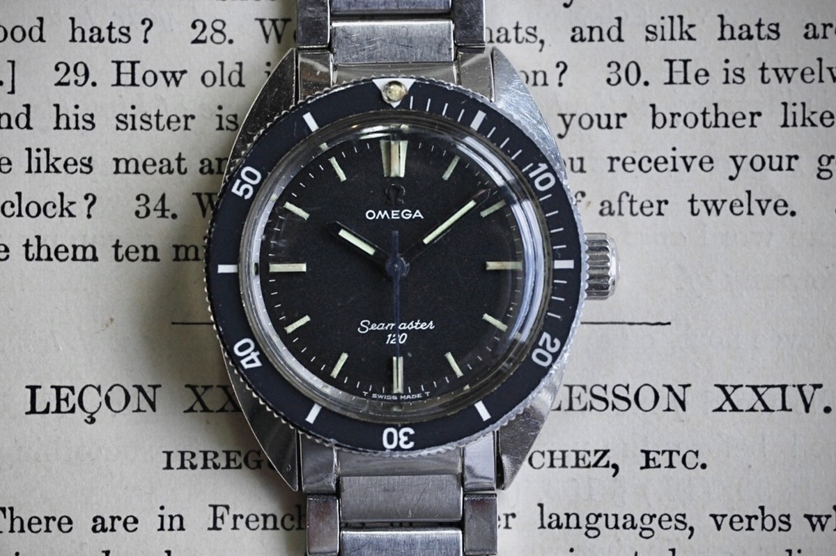 【OMEGA】1960’s シーマスター120 ボーイズサイズ 手巻き ノンデイト キャタピラブレス OH / vintagewatch