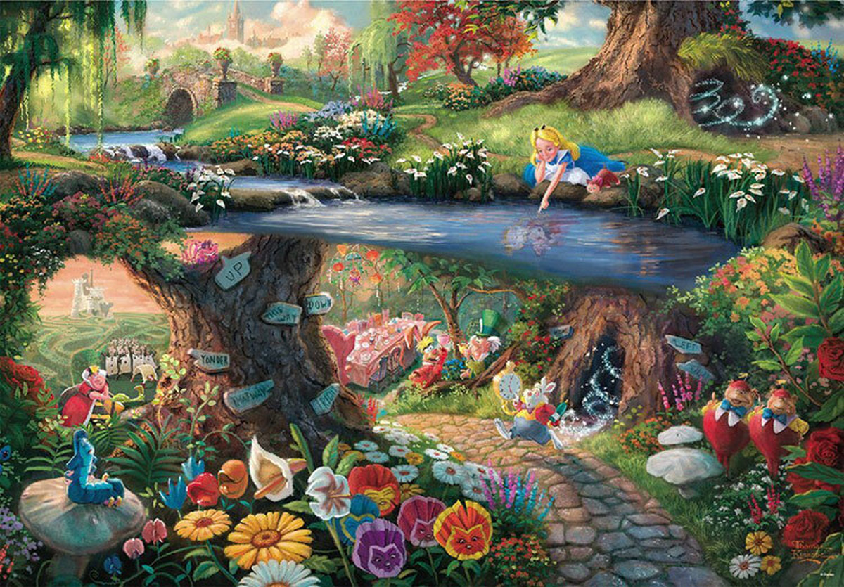 ジグソーパズル Alice In Wonderland 不思議の国のアリス 1000ピース おもちゃのマミー