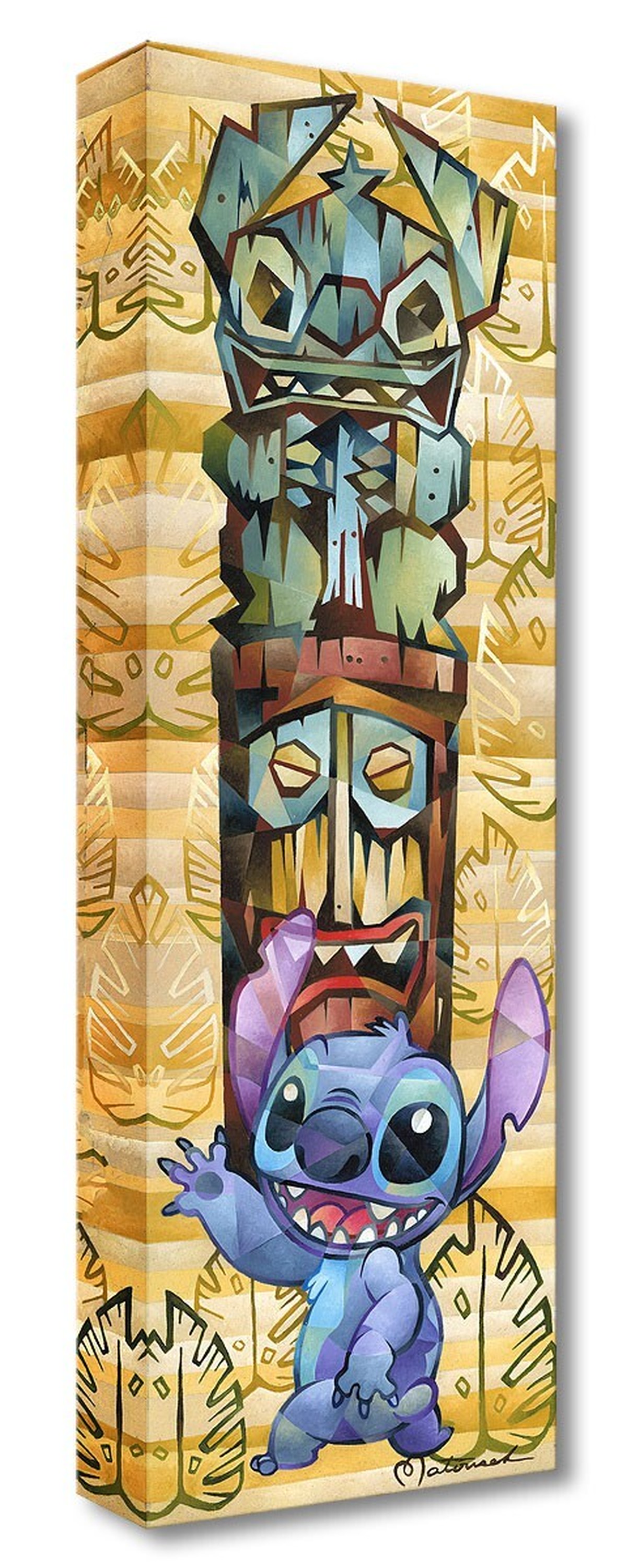 ディズニー リロ スティッチ ティキ スティッチ キャンバスジークレ 絵画 アート ディズニー絵画 ポスター