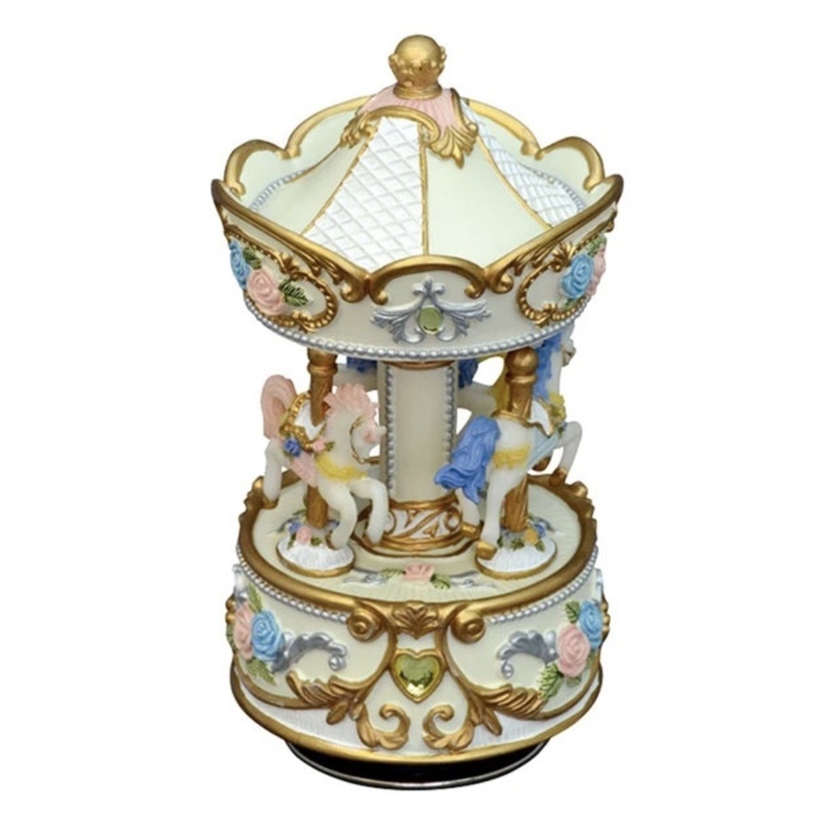 レジン製カルーセル ホワイト Suwanone Netshop