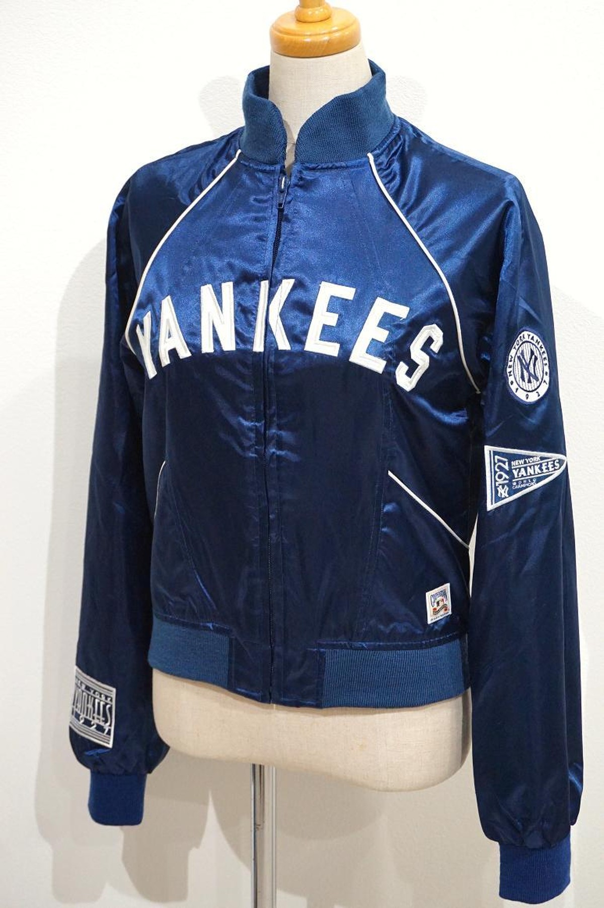 Cooperstown Mlb ニューヨークヤンキース ナイロンサテンジャケット 紺 表記 Wms S タグ付きデッドストック Ny Magnolia Webstore