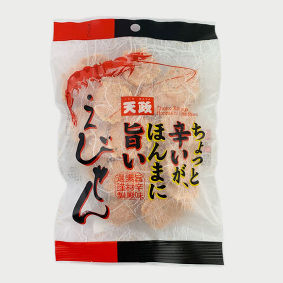 ちょっと辛いがほんまに旨いえびせん 40g ちょい辛キムチ 天政