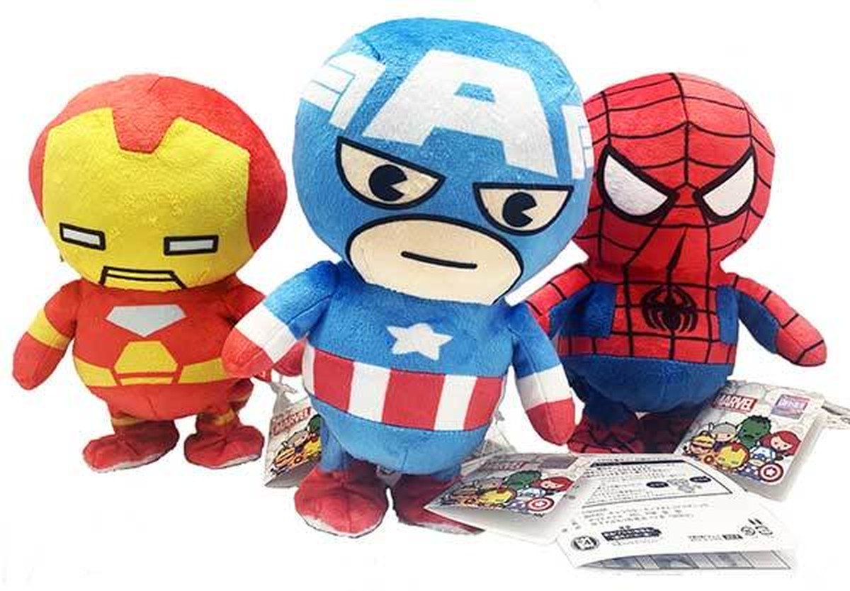 ぬいぐるみ 1個 キャプテン アメリカ Marvel キャラクター モノマネ トコトコ ギミック 株式会社 山本人形