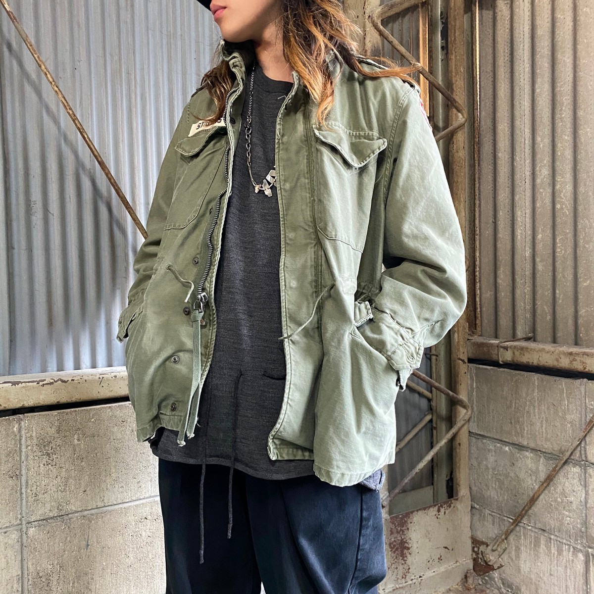 70%OFF】 ヴィンテージ オールレザースタジャン 古着 - スタジャン