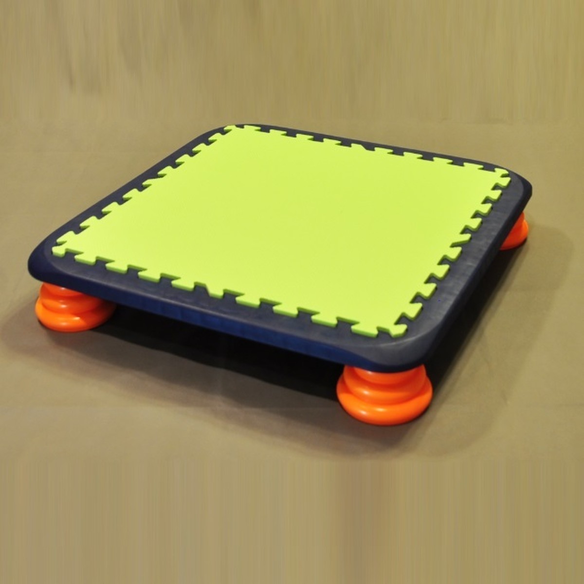 バンバンボード（緑色-ネイビー）一般用スプリング 安全 で 音が響きにくい 人気 の 室内・家庭用 の おすすめトランポリン　Green-N　プレゼント | 空まめマルシェ powered by BASE