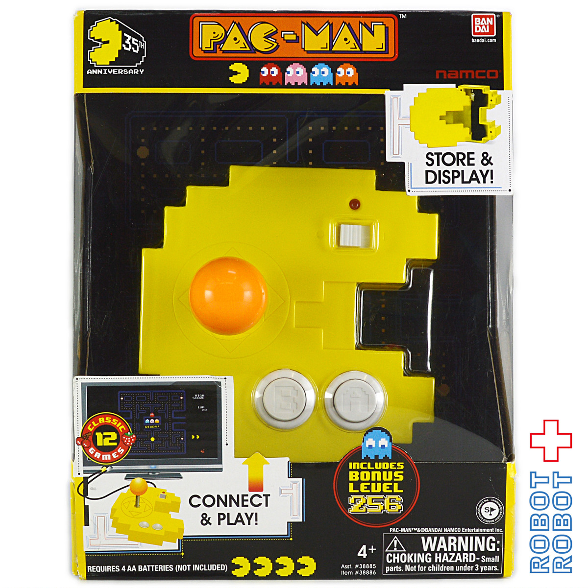 バンダイ ナムコ Pac Man パックマン 35周年 パックマン型ゲーム機 Robotrobot