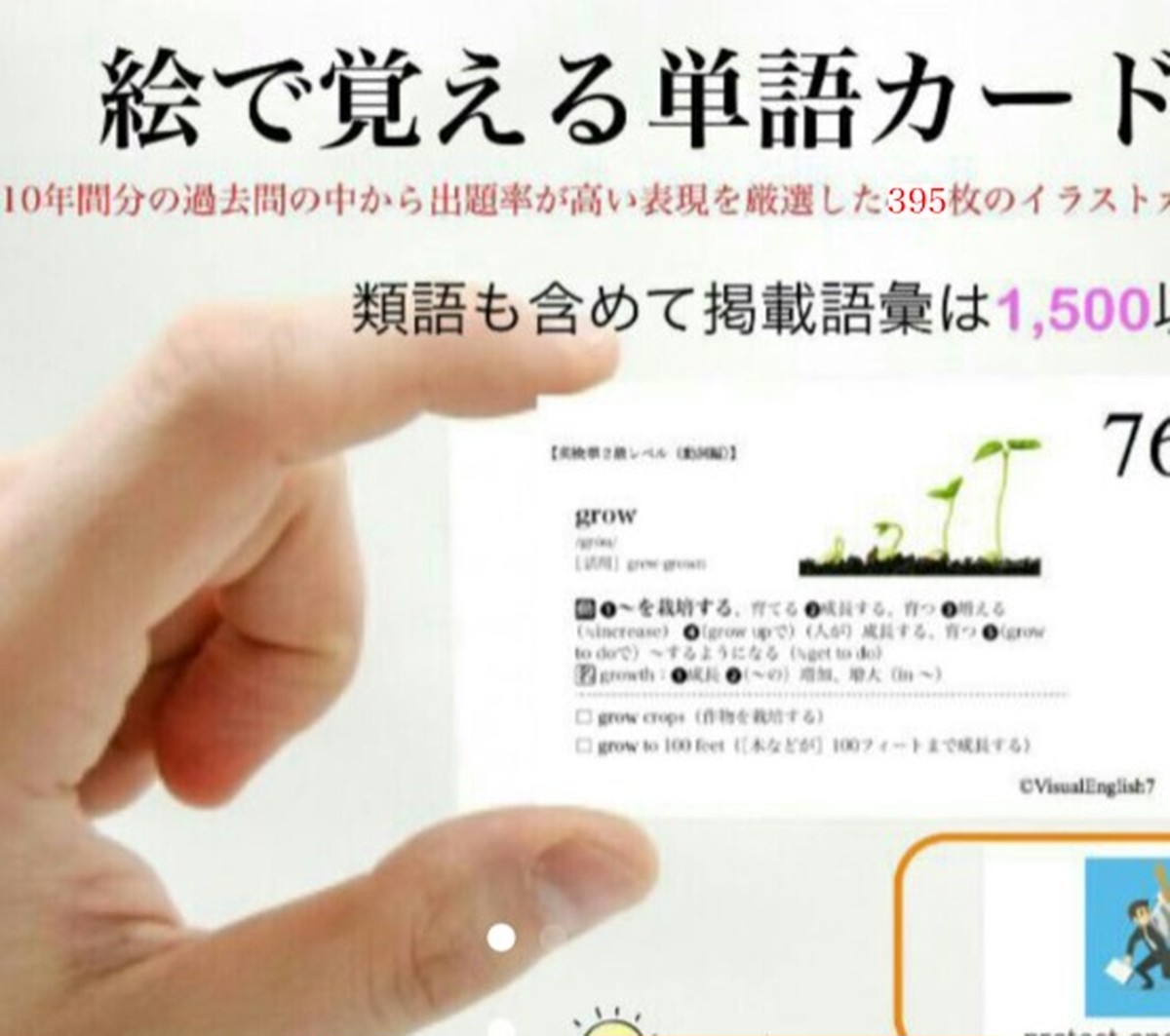 絵で覚える単語カード 英検 準２級レベル 名詞 形容詞 動詞 句動詞 Visualenglish7