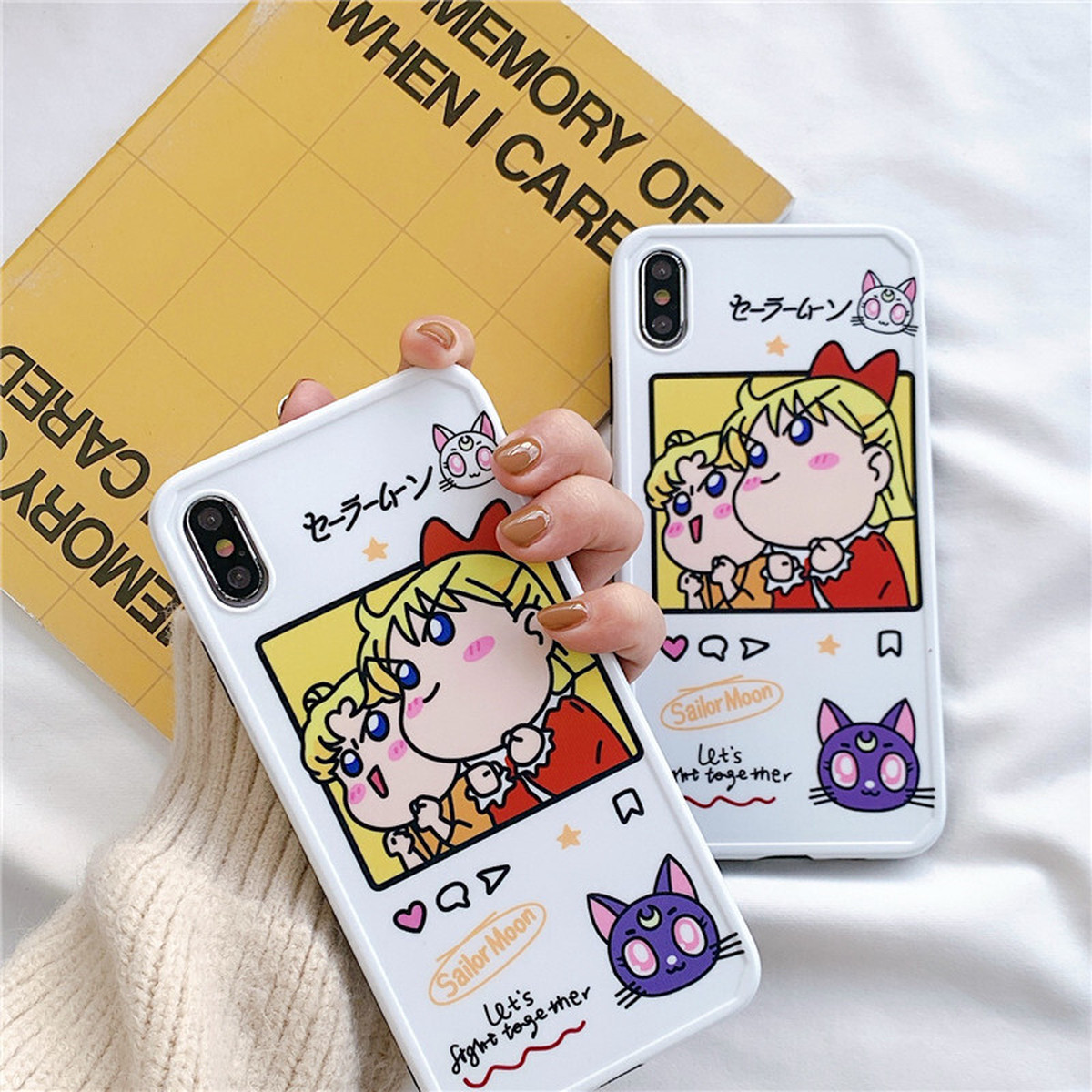 キュート Iphone11 Proケース セーラームーン Iphonexsケース 猫 カートゥーン Iphone11 Xr 8 8plus 保護カバー 白 女子 可愛さup 新作 Girlshares