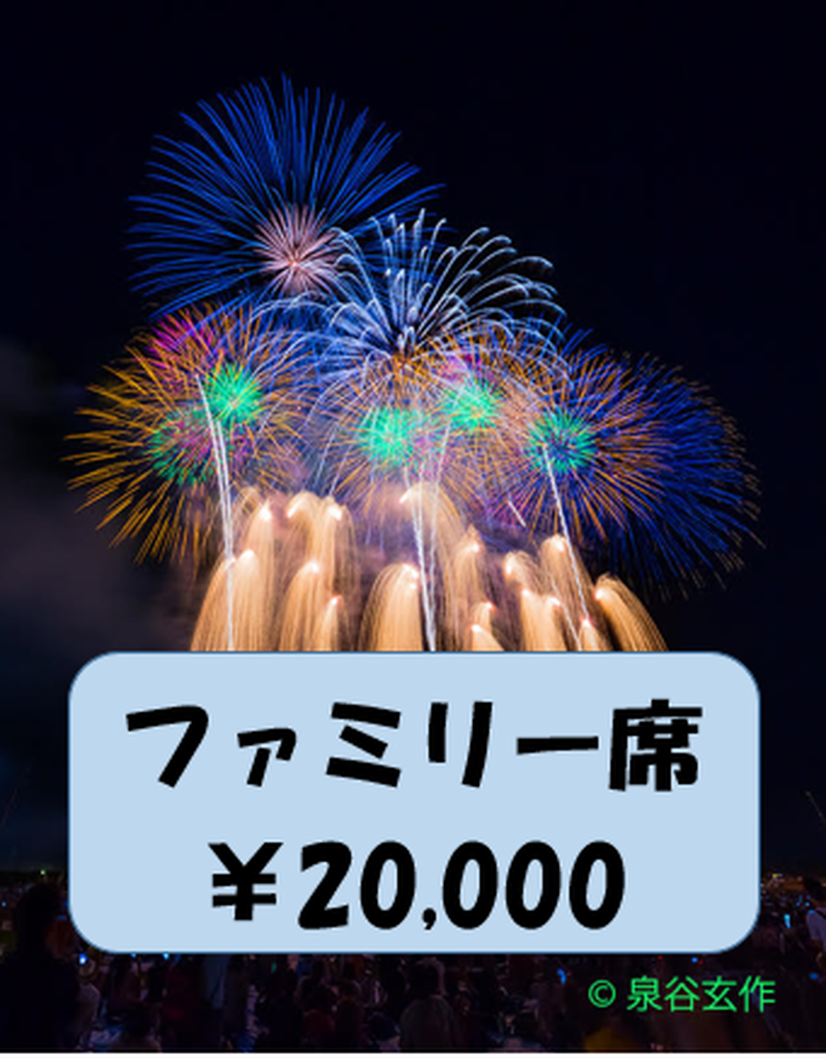 ファミリー席 19年袋井遠州の花火 チケット 有限会社 永田石油ガス